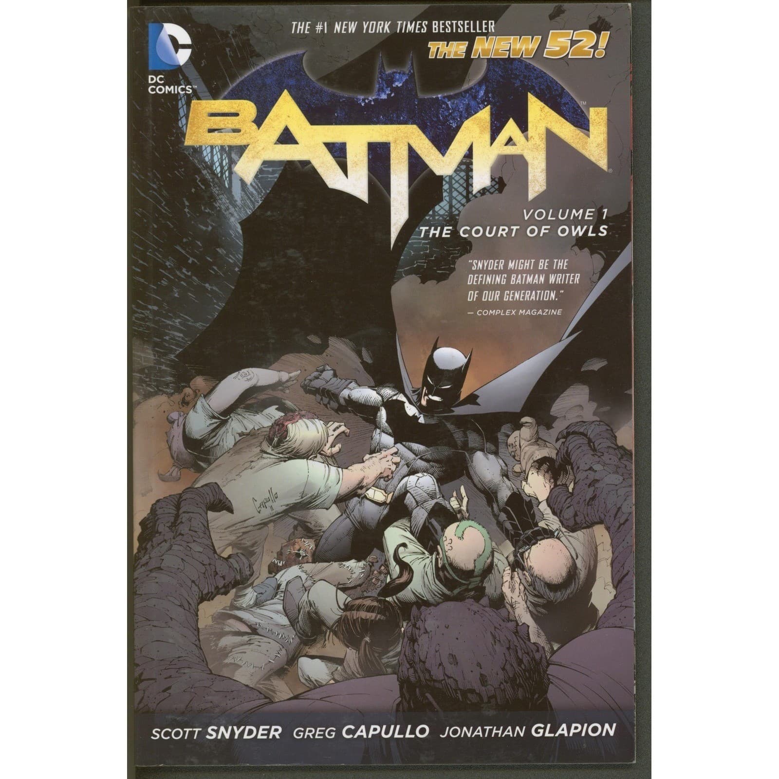 Batman Superman TPB Lot Vol 1 Court of Owls & Cross World DC New 52 - Thumbnail 3