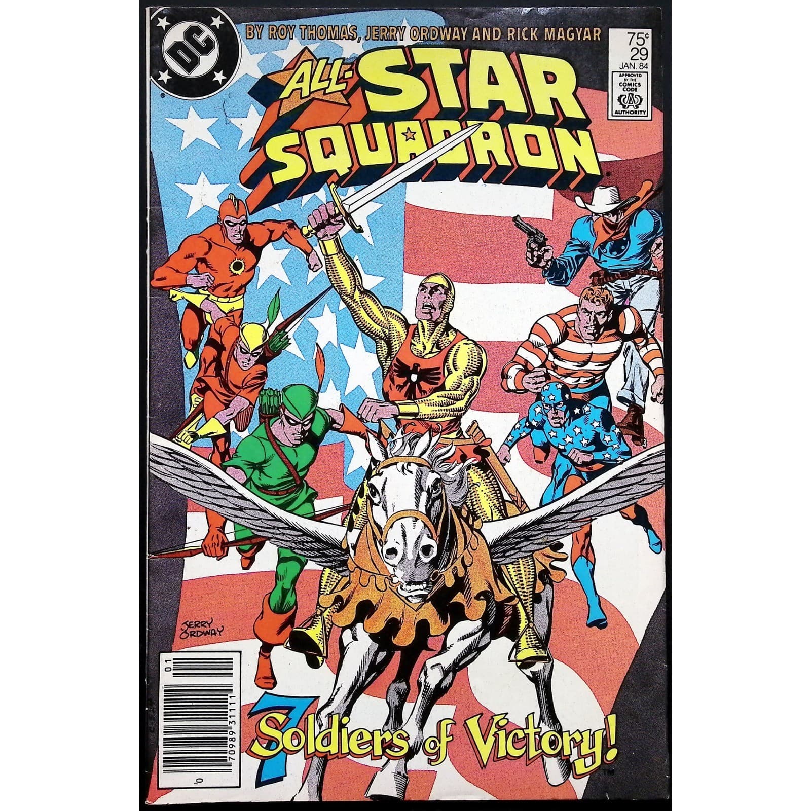All-Star Squadron #29 1984 Seven Soldiers of Victory Dr. Doome Green Arrow VF