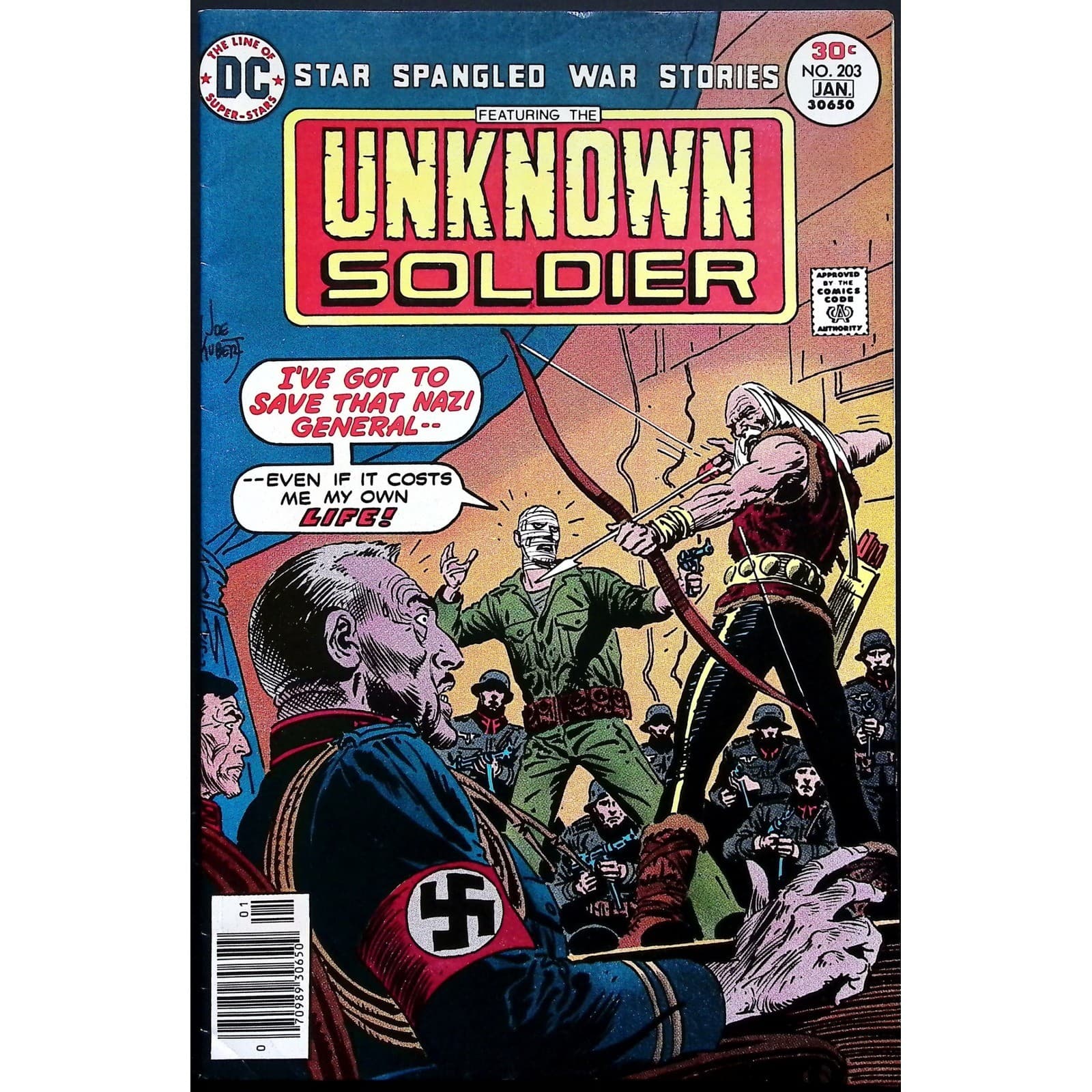 Star Spangled War Stories 191 198 199 203 Unknown Soldier Kubert DC 4x Lot VF - Thumbnail 6