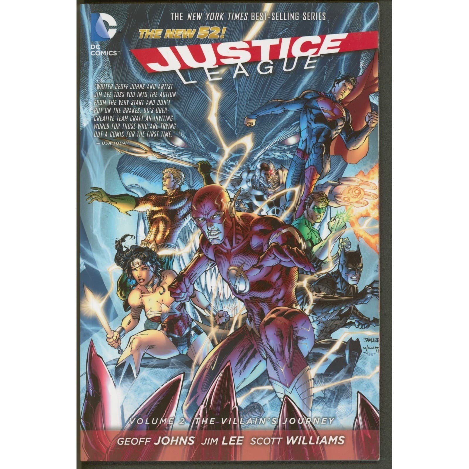 Justice League Vol 1 2 Flash Vol 1 New 52 DC Comics Graphic Novels TPB Set - Thumbnail 4