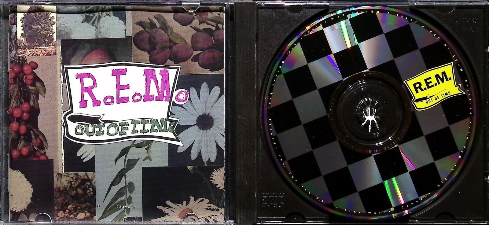 R.E.M. CD Out of Time 1991 Album Alternative Rock Warner Bros USA Classic - Thumbnail 3