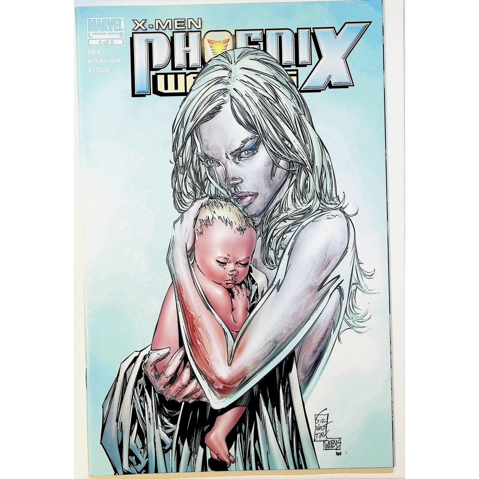 X-Men Phoenix Warsong #1-5 Complete Mini-Series Emma Frost Stepford Cuckoos - Thumbnail 5