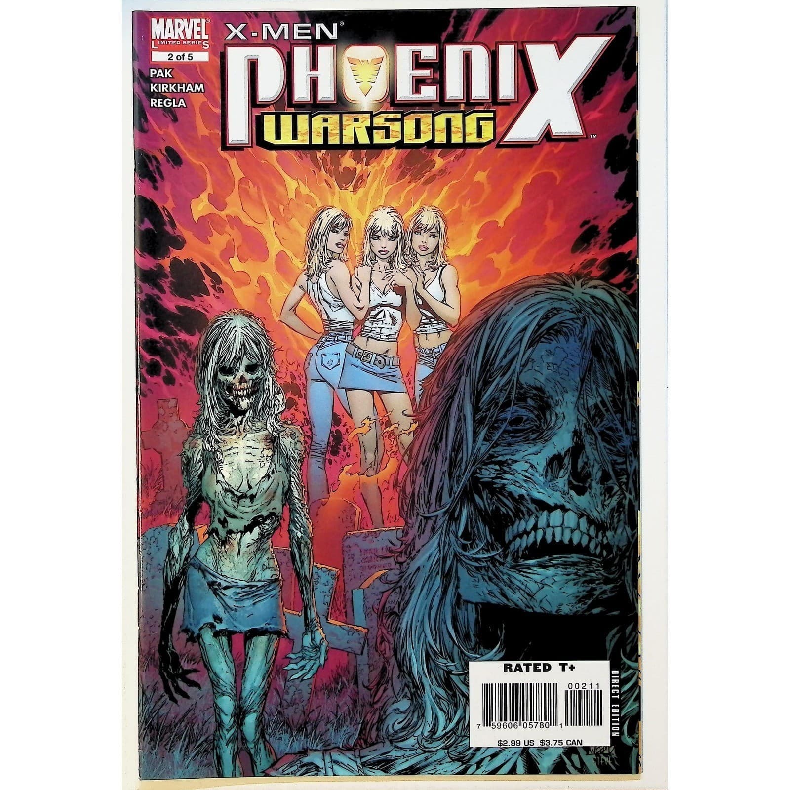 X-Men Phoenix Warsong #1-5 Complete Mini-Series Emma Frost Stepford Cuckoos - Thumbnail 3