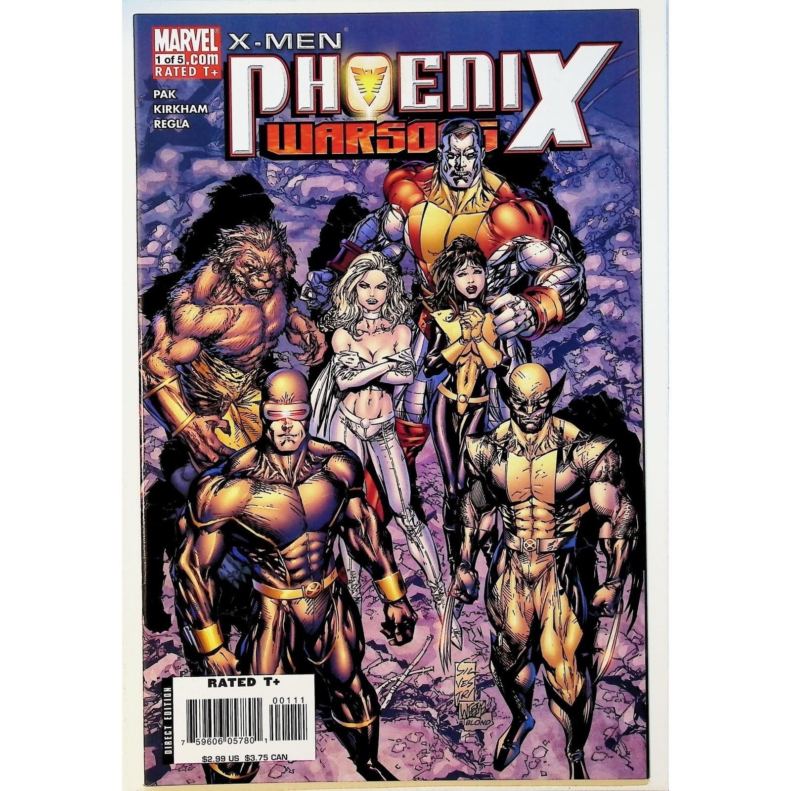 X-Men Phoenix Warsong #1-5 Complete Mini-Series Emma Frost Stepford Cuckoos - Thumbnail 2
