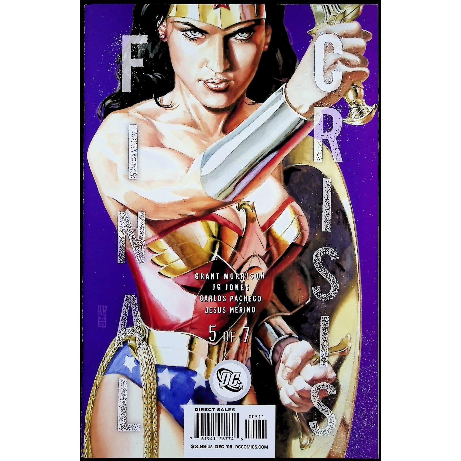DC Comics Final Crisis #2-7 Variant 7x Lot Pacheco Darkseid 1st Calvin Ellis - Thumbnail 6