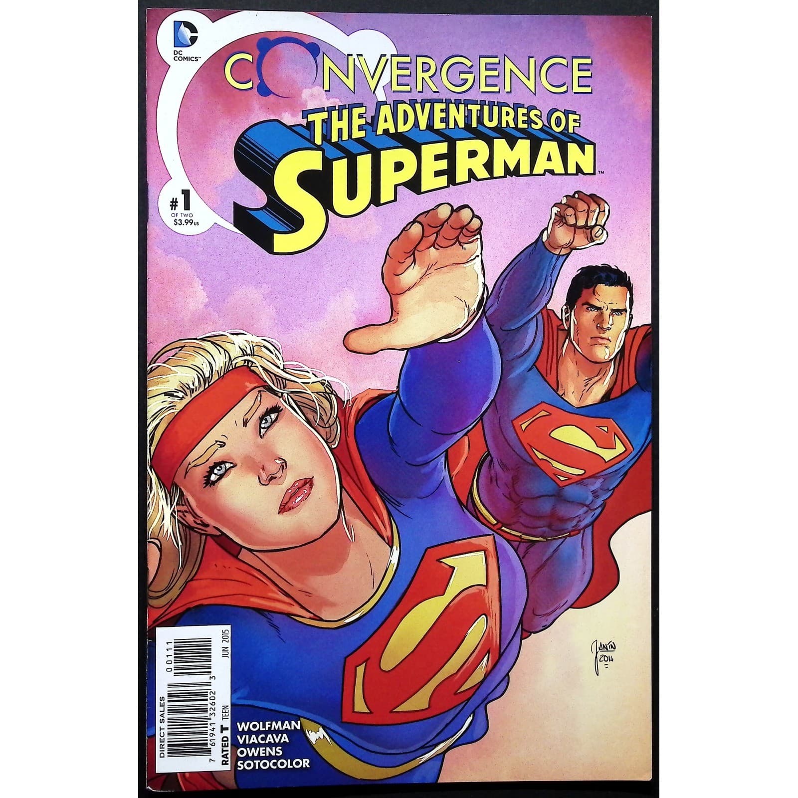 DC Comics Convergence The Adventures of Superman 1 2 Set Comic Books VF+ - Thumbnail 2