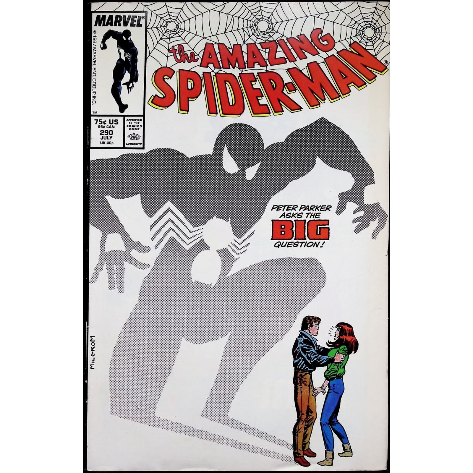 Amazing Spider-Man 2x Comic Lot 287 290 Marvel Daredevil Kingpin MJ Proposal - Thumbnail 2