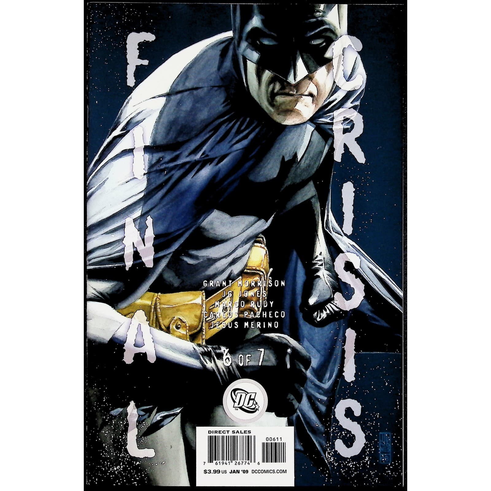 DC Comics Final Crisis #2-7 Variant 7x Lot Pacheco Darkseid 1st Calvin Ellis - Thumbnail 4
