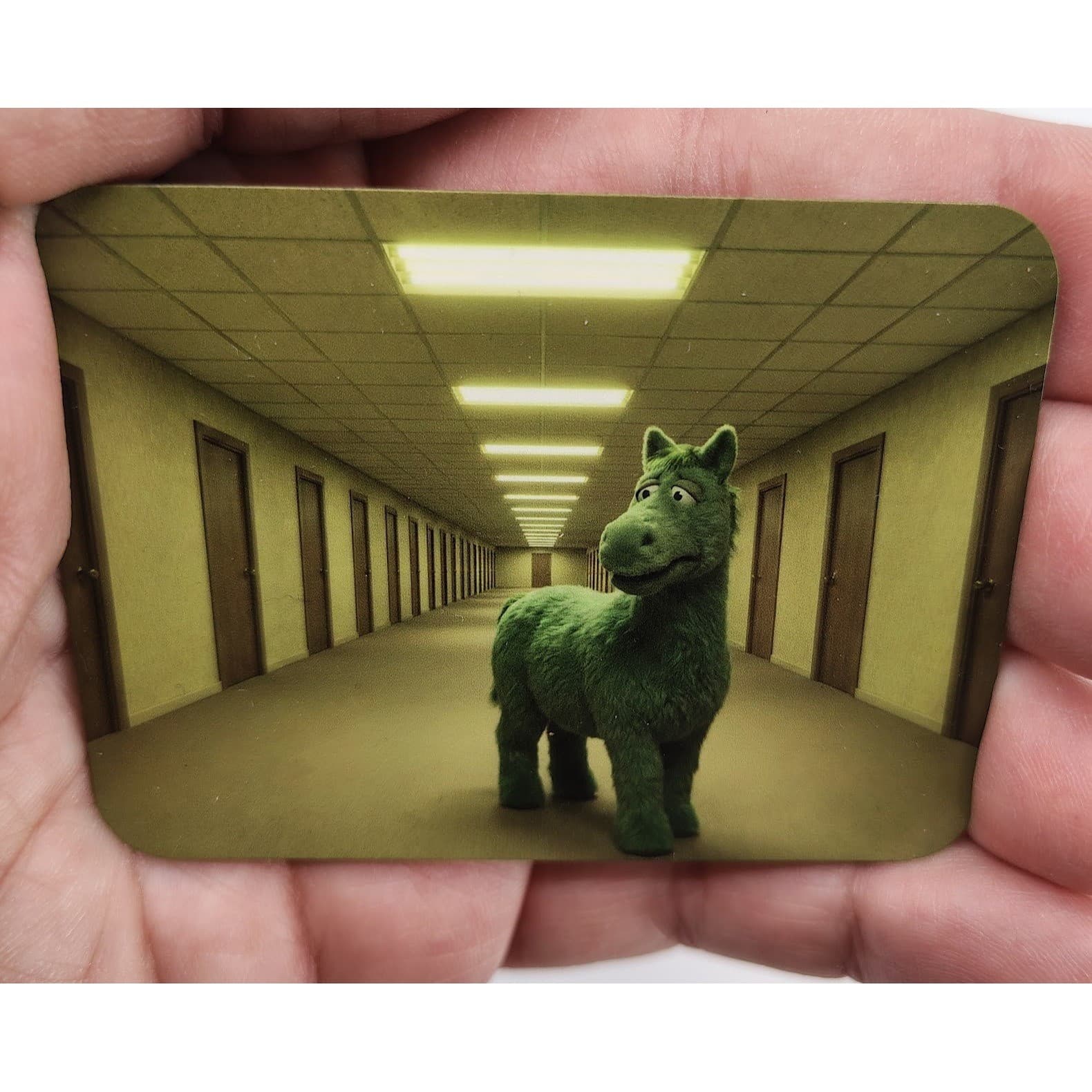 Handmade Magnet Set Satire Muppets in the Backrooms Liminal Space # Weirdcore - Thumbnail 2