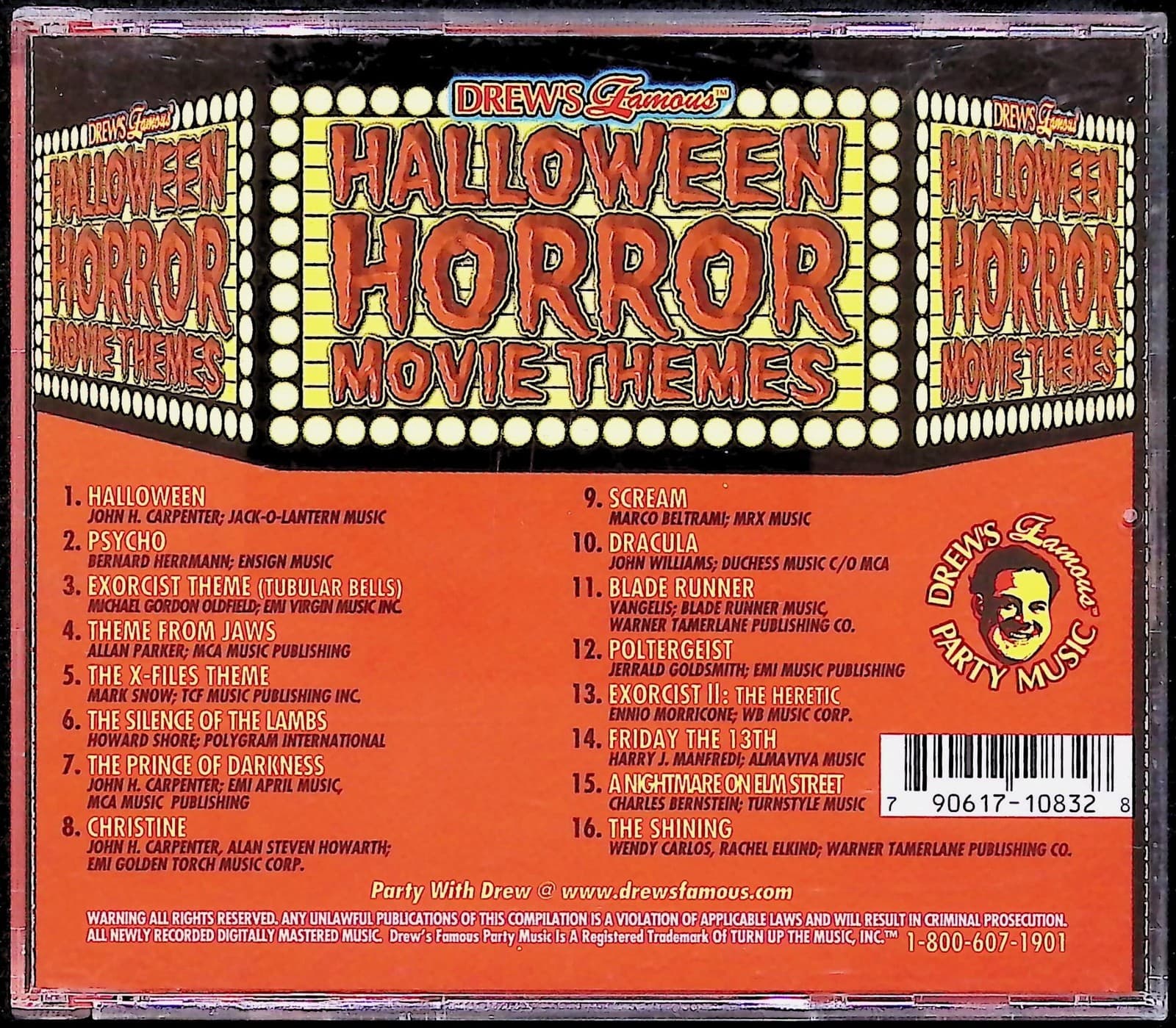 Vintage 1998 Drews Famous CD Halloween Party Music Album Holiday Pop Compilation - Thumbnail 4