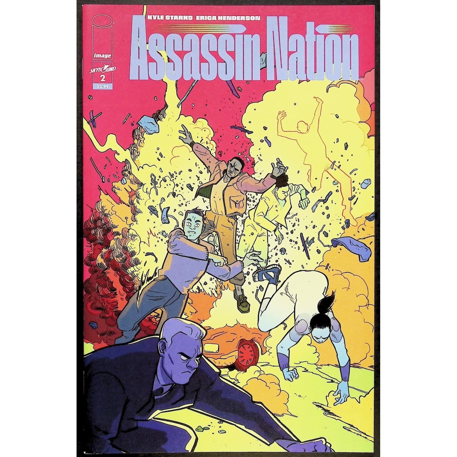 Assassin Nation Comic Book Lot Set Issues 1 2 3 4 5 Image Comics SKYBOUND - Thumbnail 3