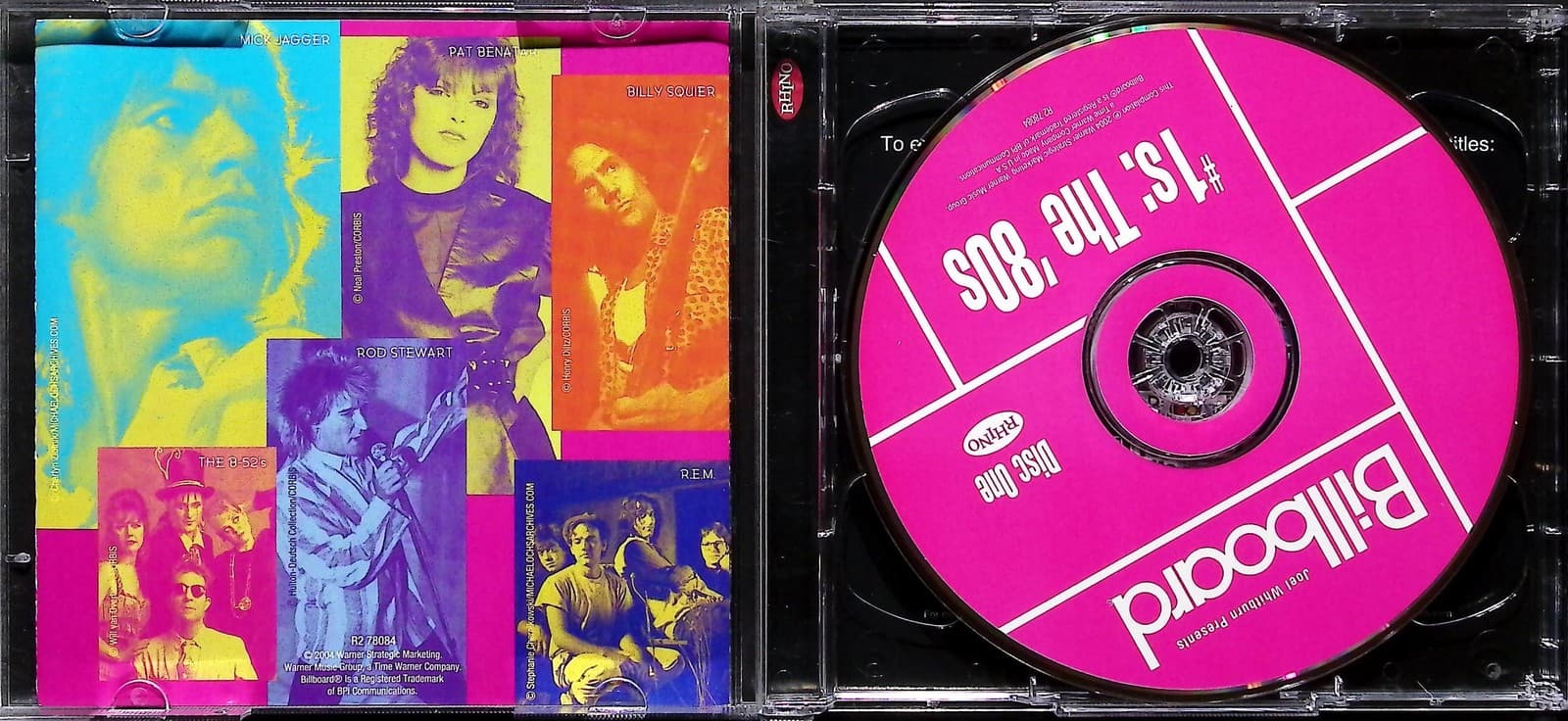 Various Artists 2 CD Billboard #1s: The '80s Pop Rock Compilation 2004 Rhino - Thumbnail 4
