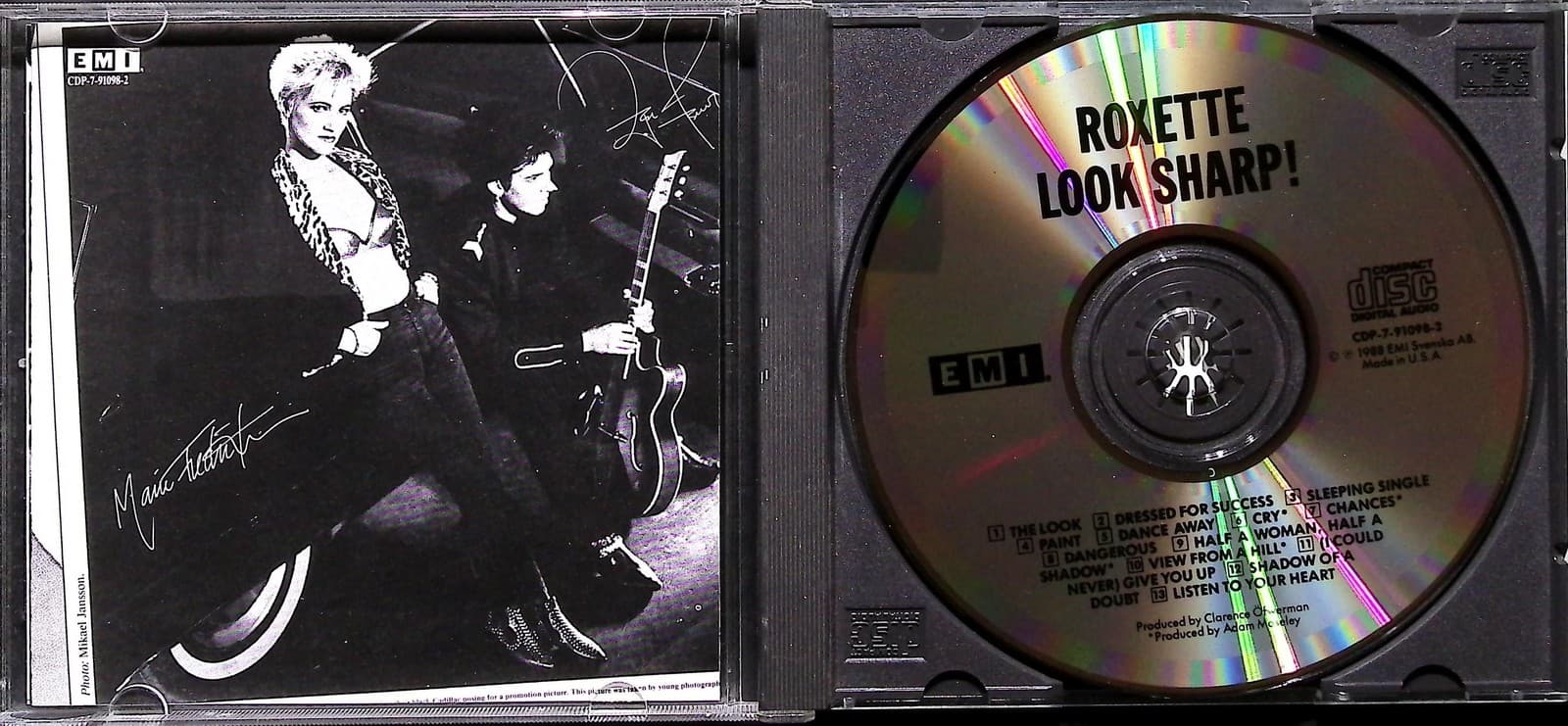 Roxette CD Look Sharp! 1988 Pop Rock New Wave EMI 7777-91098-2 CDP 7 91098 2 - Thumbnail 4