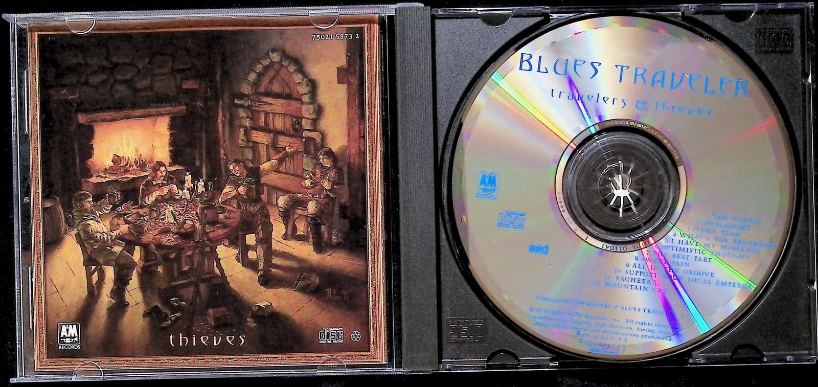 Vintage Blues Traveler CD Travelers & Thieves Album Rock AFM Records Multicolor - Thumbnail 3