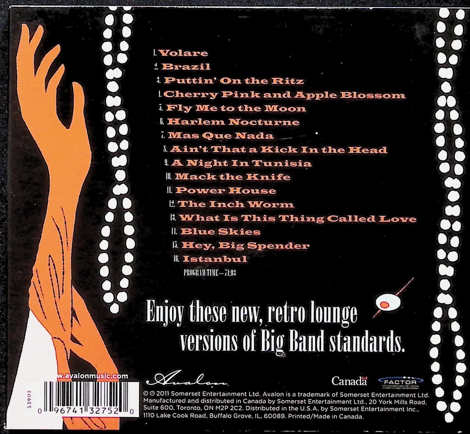 Pete Coulman CD Puttin' On The Ritz Jazz Lounge Big Band Album Avalon 2011 Black - Thumbnail 5