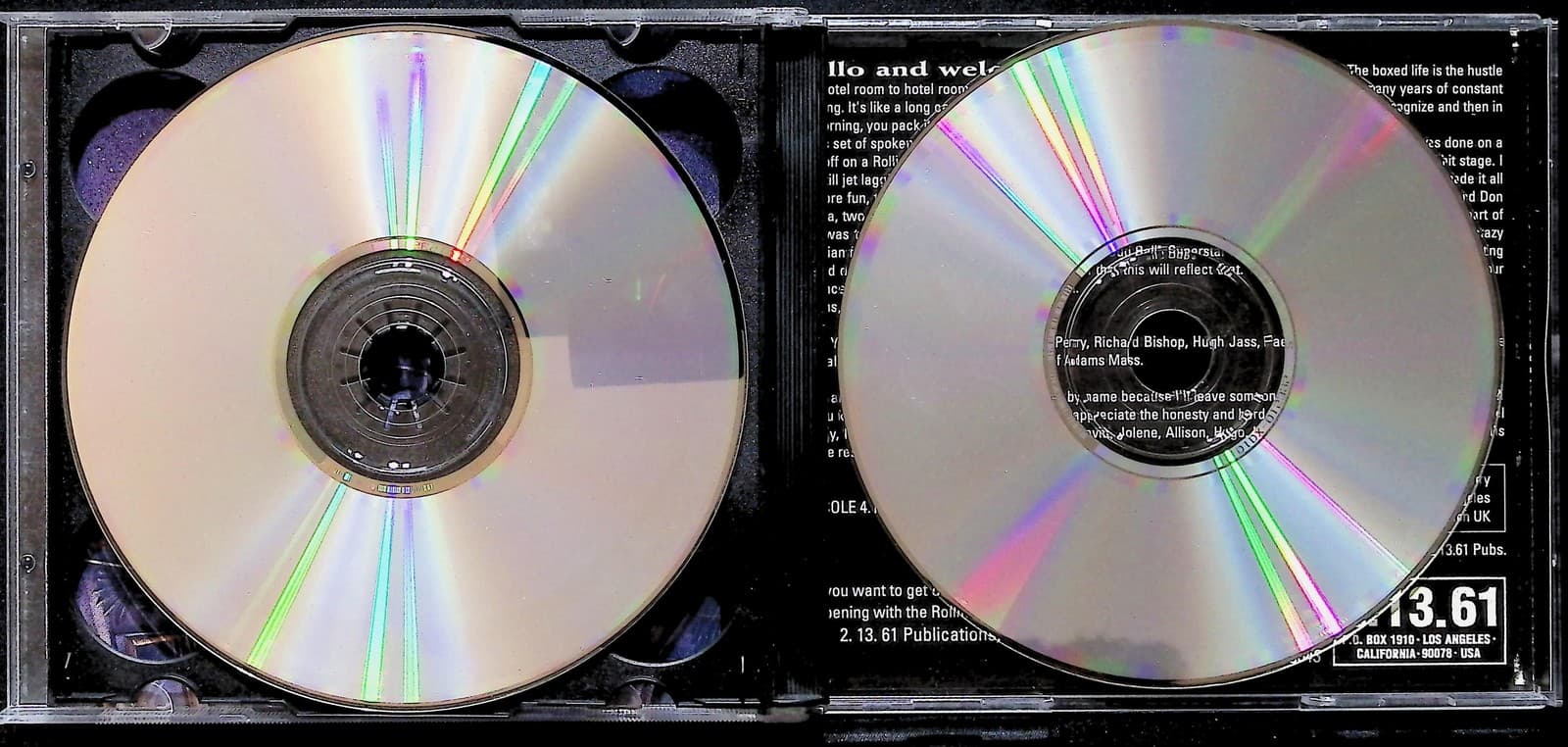 Vintage 1992 Henry Rollins CD The Boxed Life 2 Disc Spoken Word Imago USA - Thumbnail 2