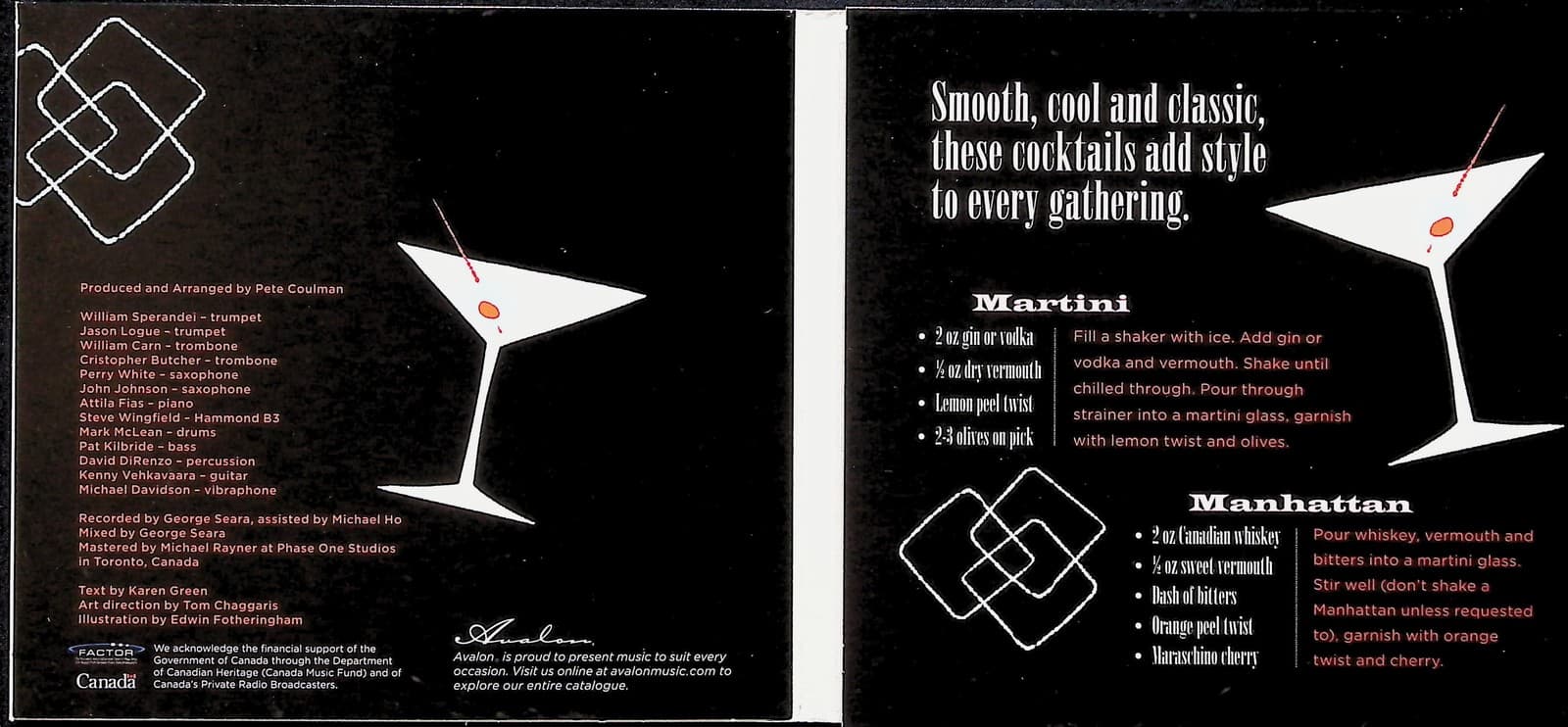 Pete Coulman CD Puttin' On The Ritz Jazz Lounge Big Band Album Avalon 2011 Black - Thumbnail 4