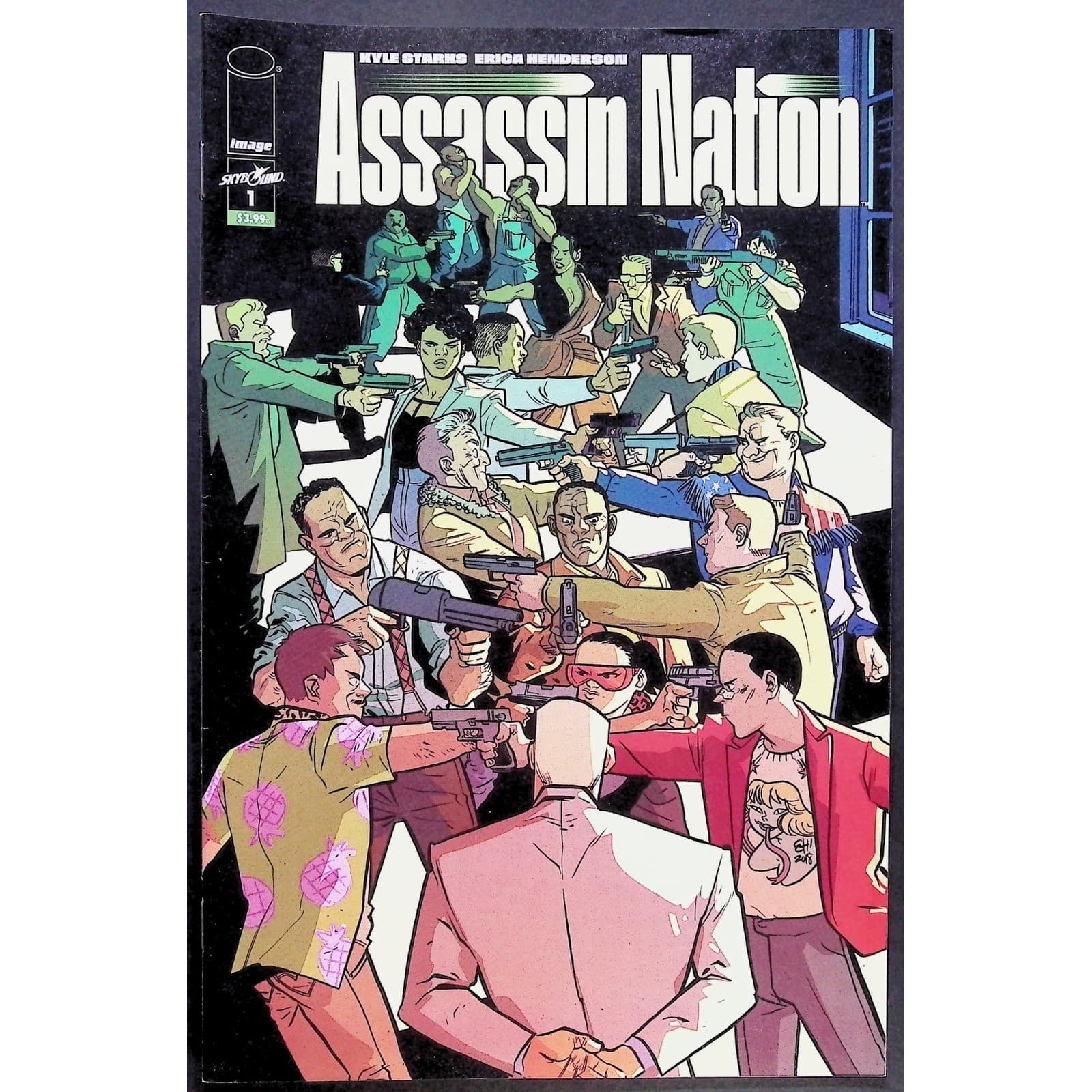 Assassin Nation Comic Book Lot Set Issues 1 2 3 4 5 Image Comics SKYBOUND - Thumbnail 2