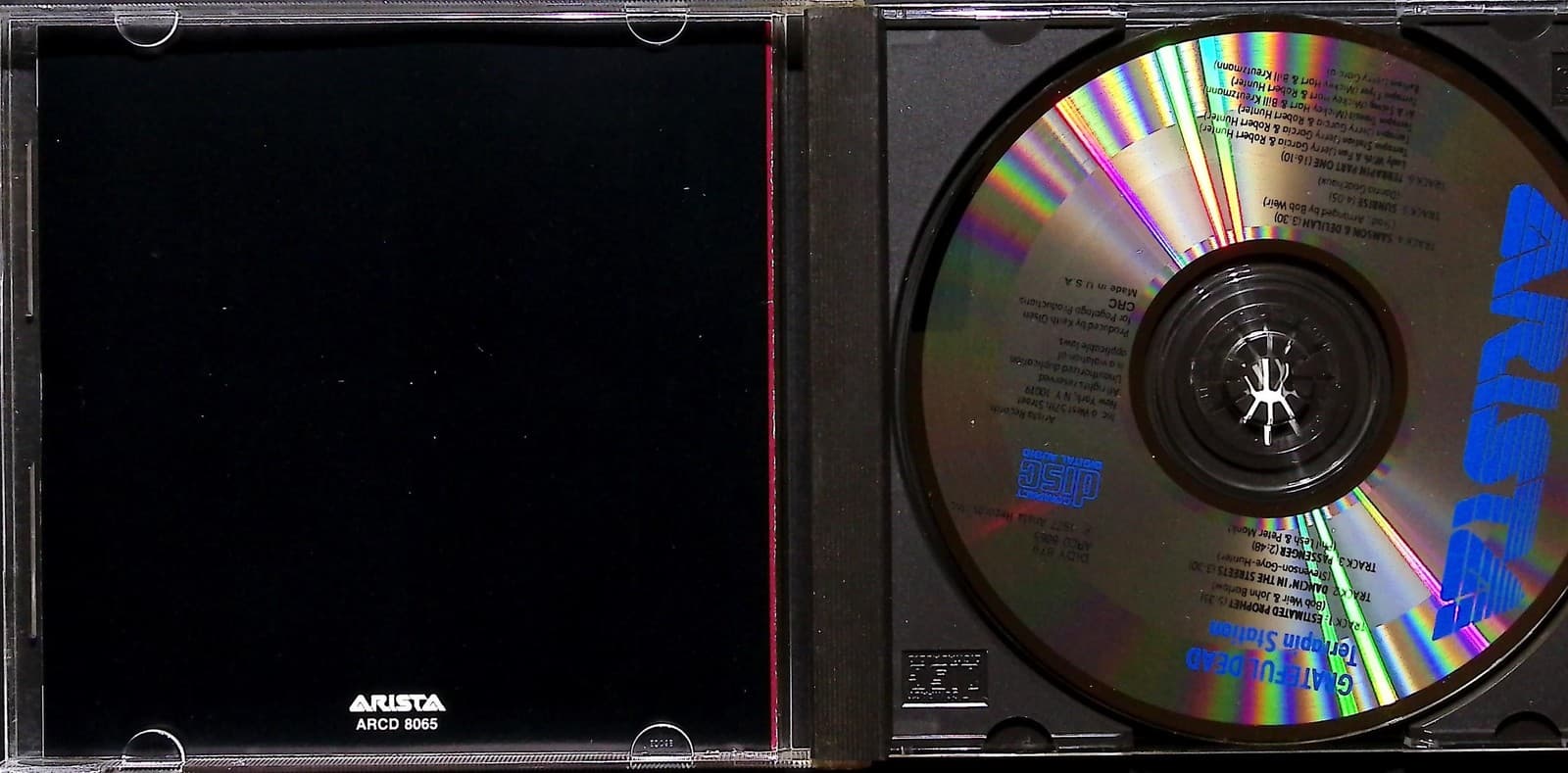 Vintage Grateful Dead CD Terrapin Station 1977 Rock Album Arista ARCD 8065 Music - Thumbnail 3