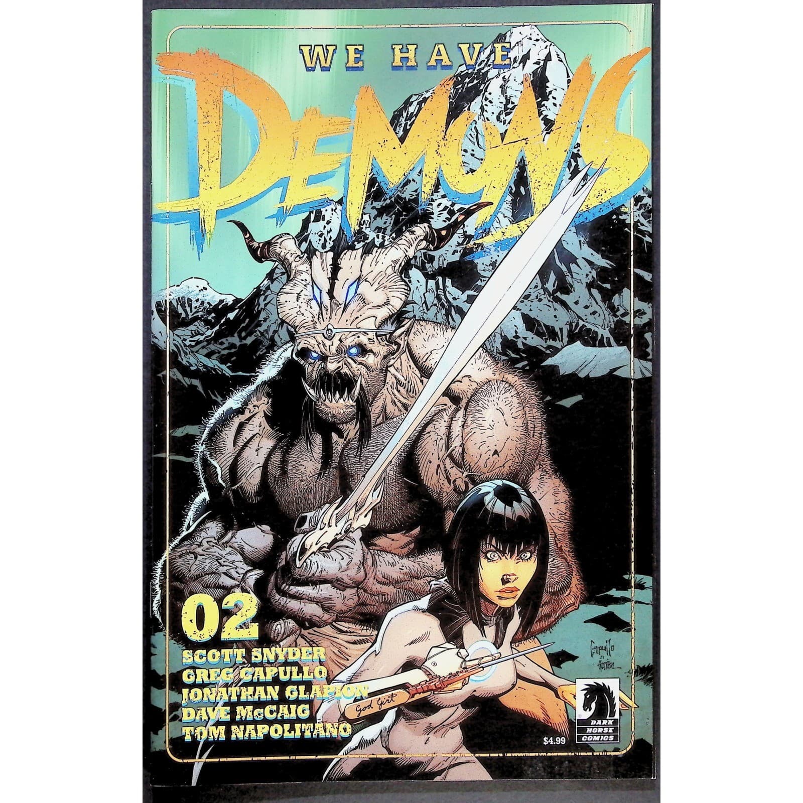 We Have Demons #1–3 Lot x4 (2022, Dark Horse) – NM Snyder, Capullo + #1 Variant - Thumbnail 4