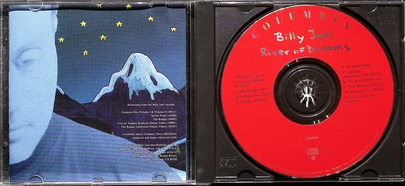 Vintage Billy Joel CD River Of Dreams 1993 Album Pop Rock Columbia CK 53003 - Thumbnail 3