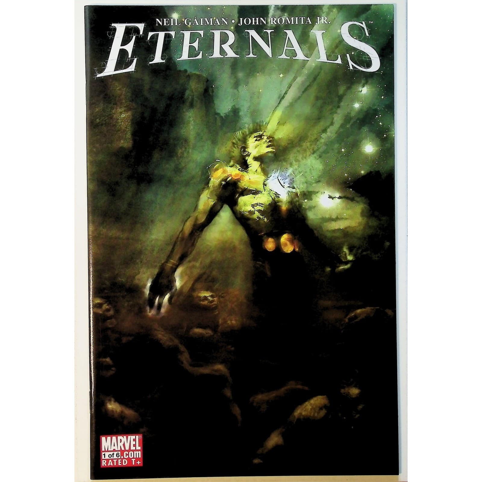 Eternals #1-7 Neil Gaiman John Romita Jr Marvel Comics Complete Set 2006 Sci-Fi - Thumbnail 2