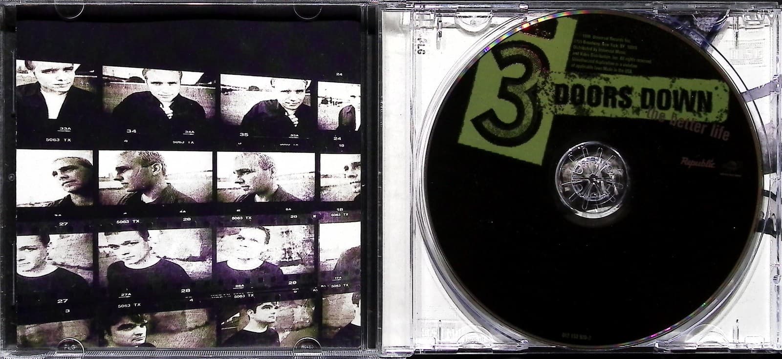 3 Doors Down Music CD The Better Life Album Rock Alternative Post-Grunge 2000 - Thumbnail 3