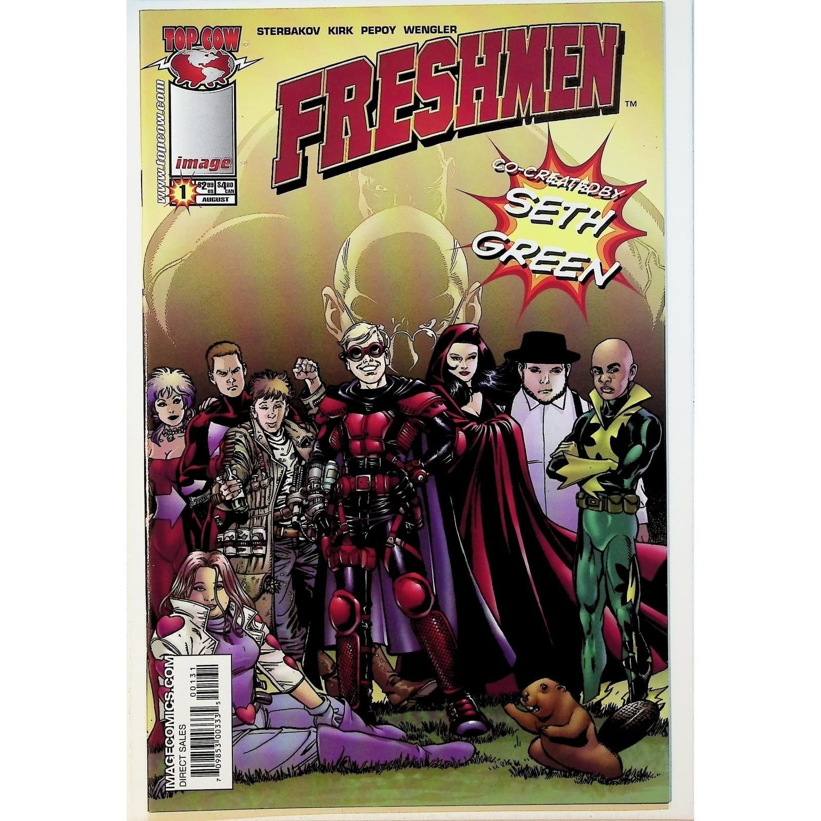 Freshmen Comic Lot (11) Top Cow Seth Green Fundamentals I & II + Special - Thumbnail 4