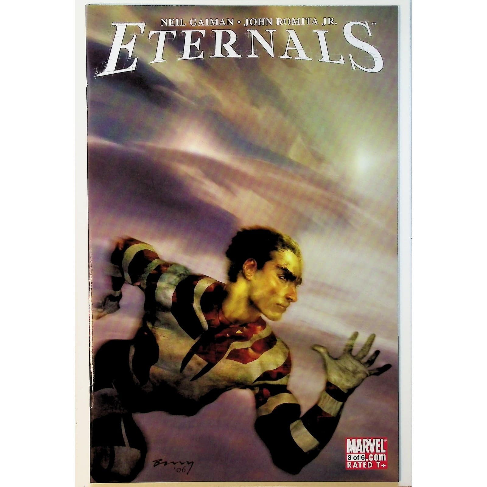 Eternals #1-7 Neil Gaiman John Romita Jr Marvel Comics Complete Set 2006 Sci-Fi - Thumbnail 4