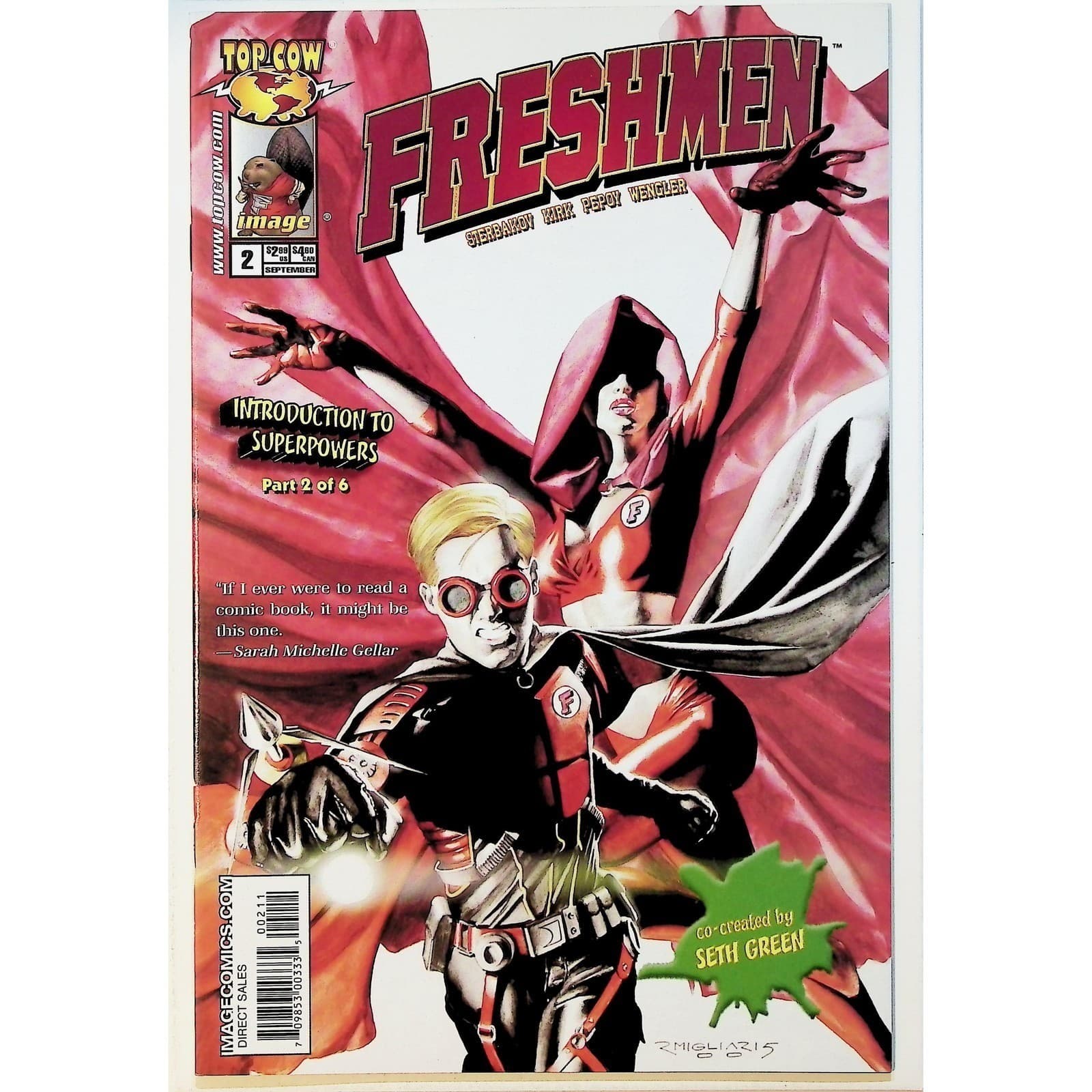 Freshmen Comic Lot (11) Top Cow Seth Green Fundamentals I & II + Special - Thumbnail 8
