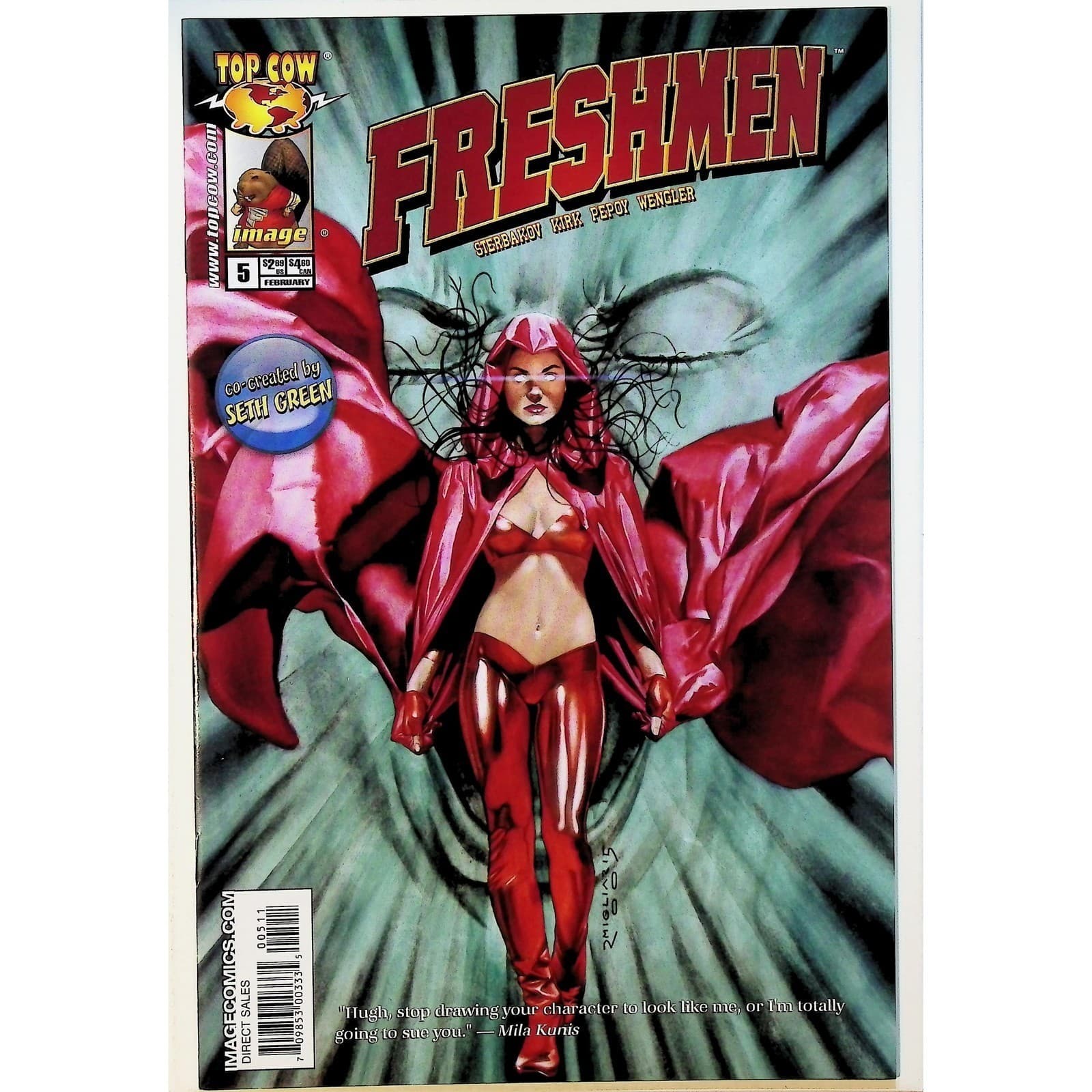 Freshmen Comic Lot (11) Top Cow Seth Green Fundamentals I & II + Special - Thumbnail 9