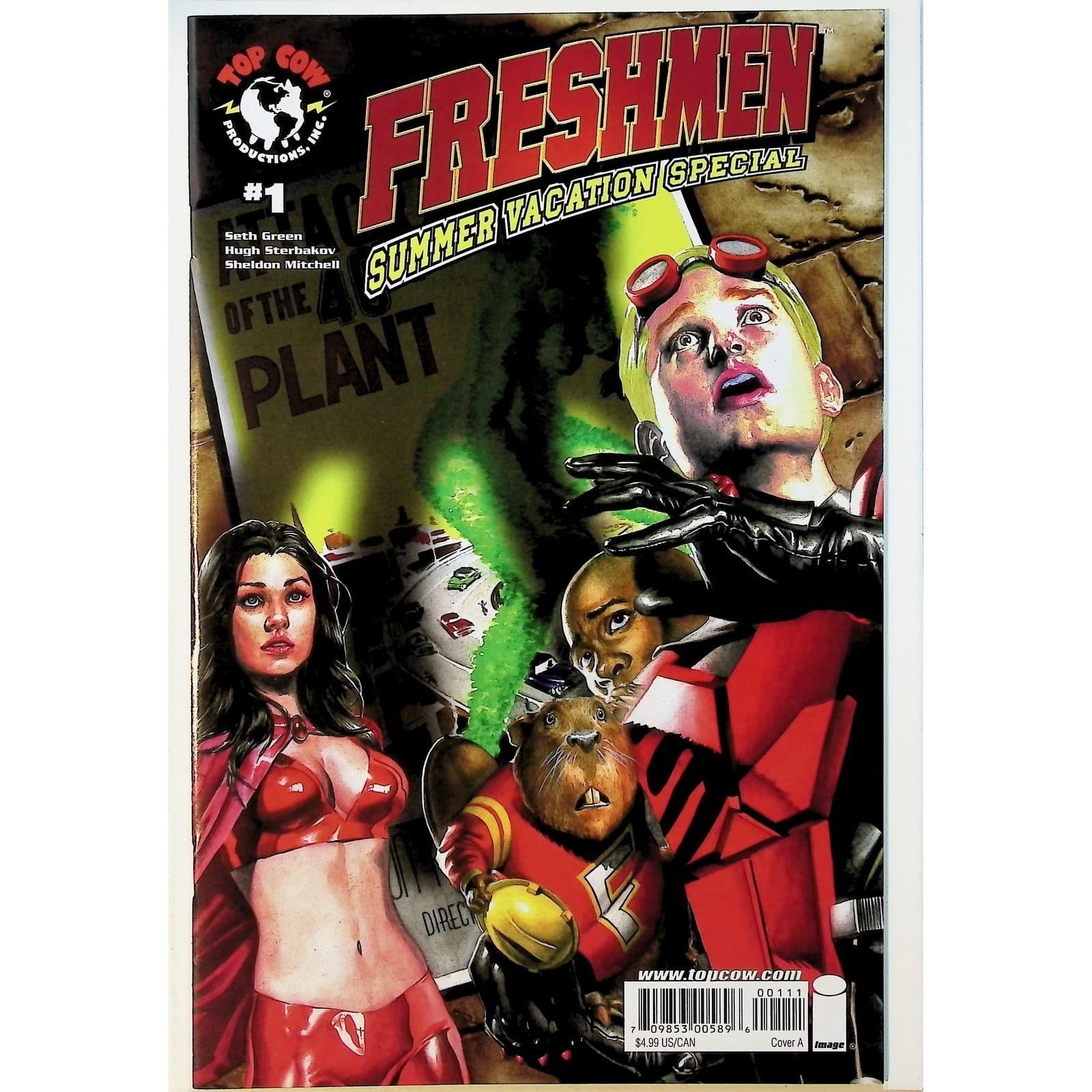 Freshmen Comic Lot (11) Top Cow Seth Green Fundamentals I & II + Special - Thumbnail 7