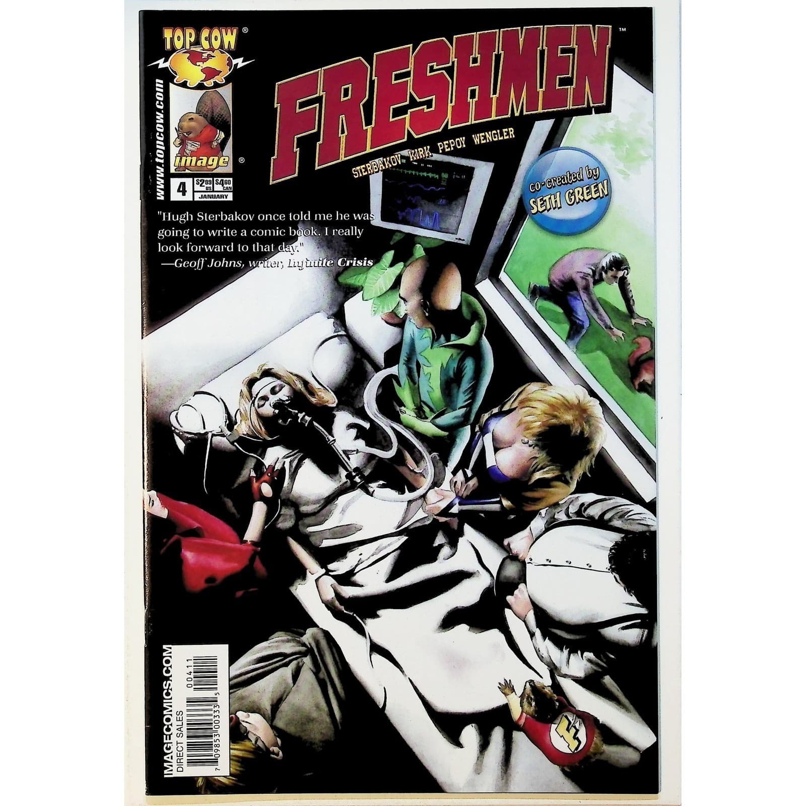 Freshmen Comic Lot (11) Top Cow Seth Green Fundamentals I & II + Special - Thumbnail 6