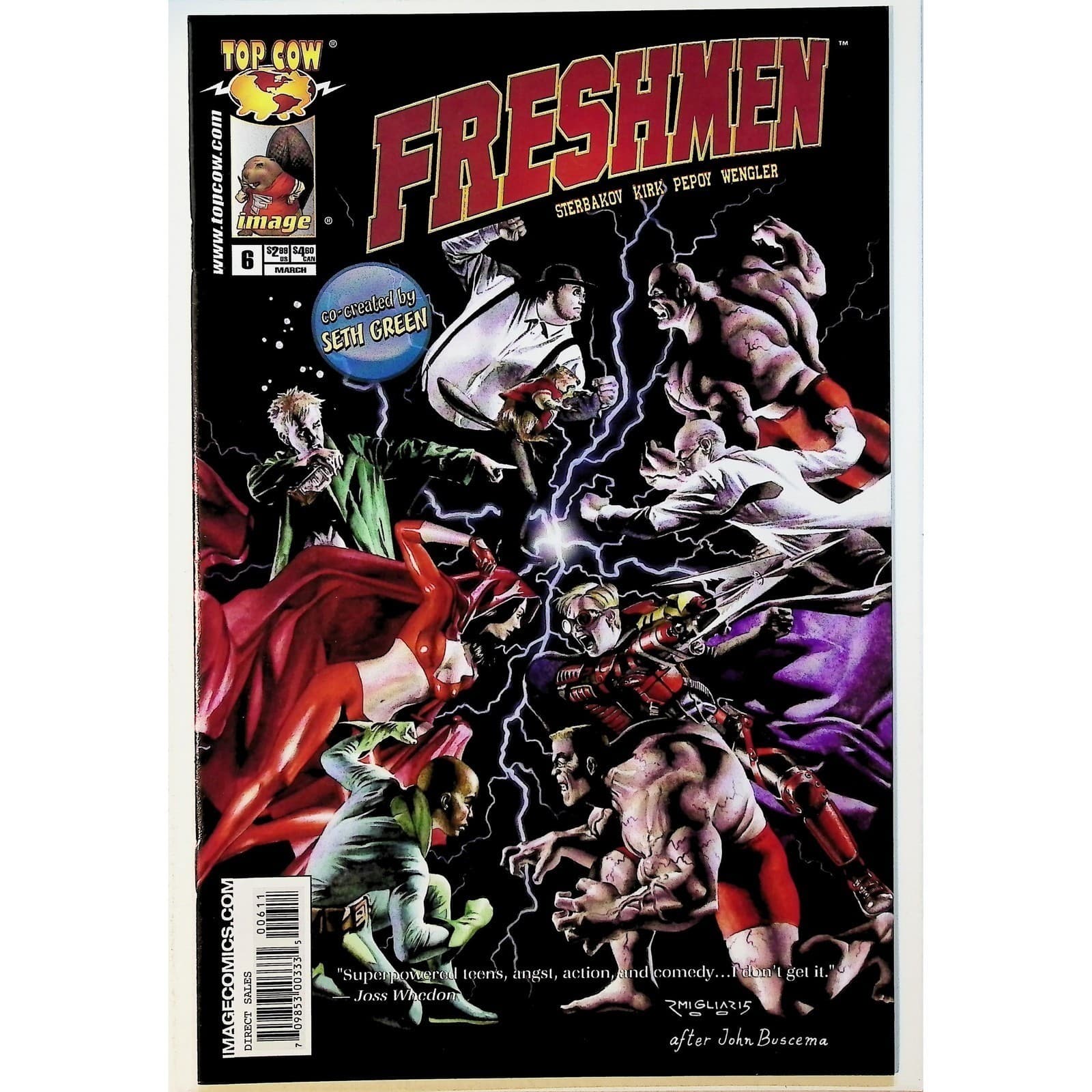 Freshmen Comic Lot (11) Top Cow Seth Green Fundamentals I & II + Special - Thumbnail 10