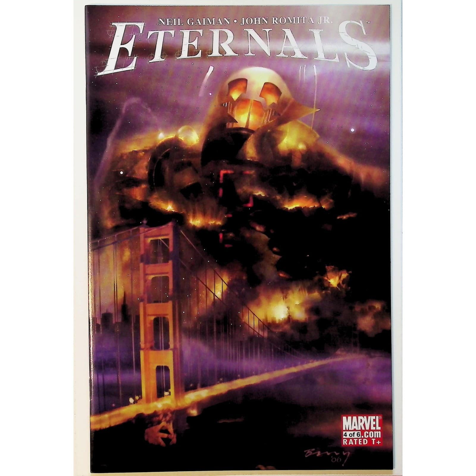 Eternals #1-7 Neil Gaiman John Romita Jr Marvel Comics Complete Set 2006 Sci-Fi - Thumbnail 5