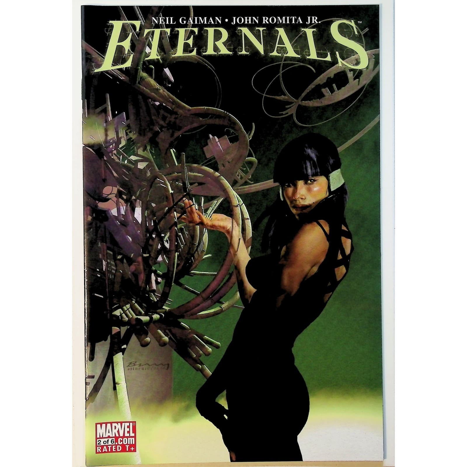 Eternals #1-7 Neil Gaiman John Romita Jr Marvel Comics Complete Set 2006 Sci-Fi - Thumbnail 3