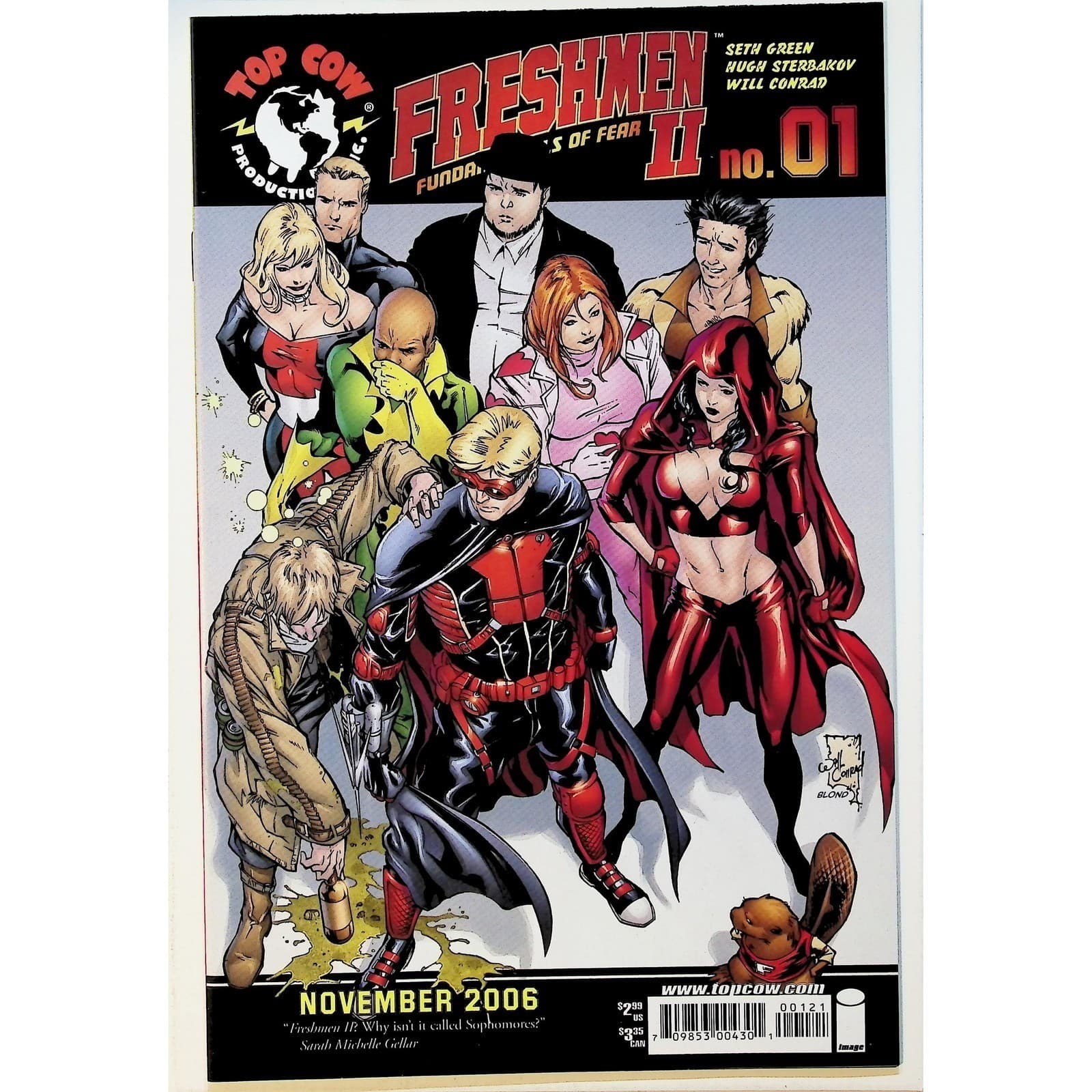 Freshmen Comic Lot (11) Top Cow Seth Green Fundamentals I & II + Special - Thumbnail 11