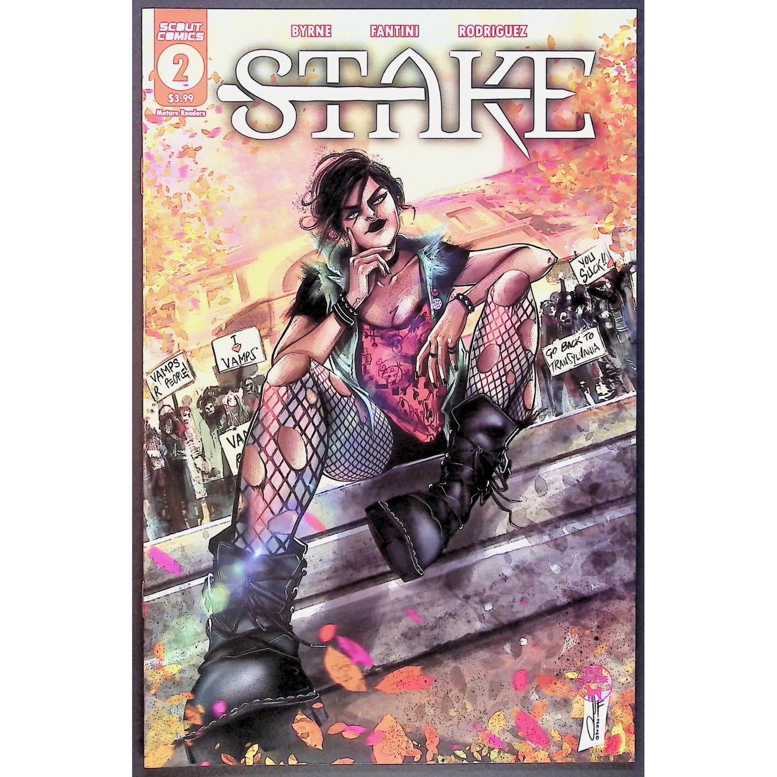 Stake Comic Book 5x Lot Issues 1 - 5 Scout Comics Byrne Fantini Rodriguez - Thumbnail 3
