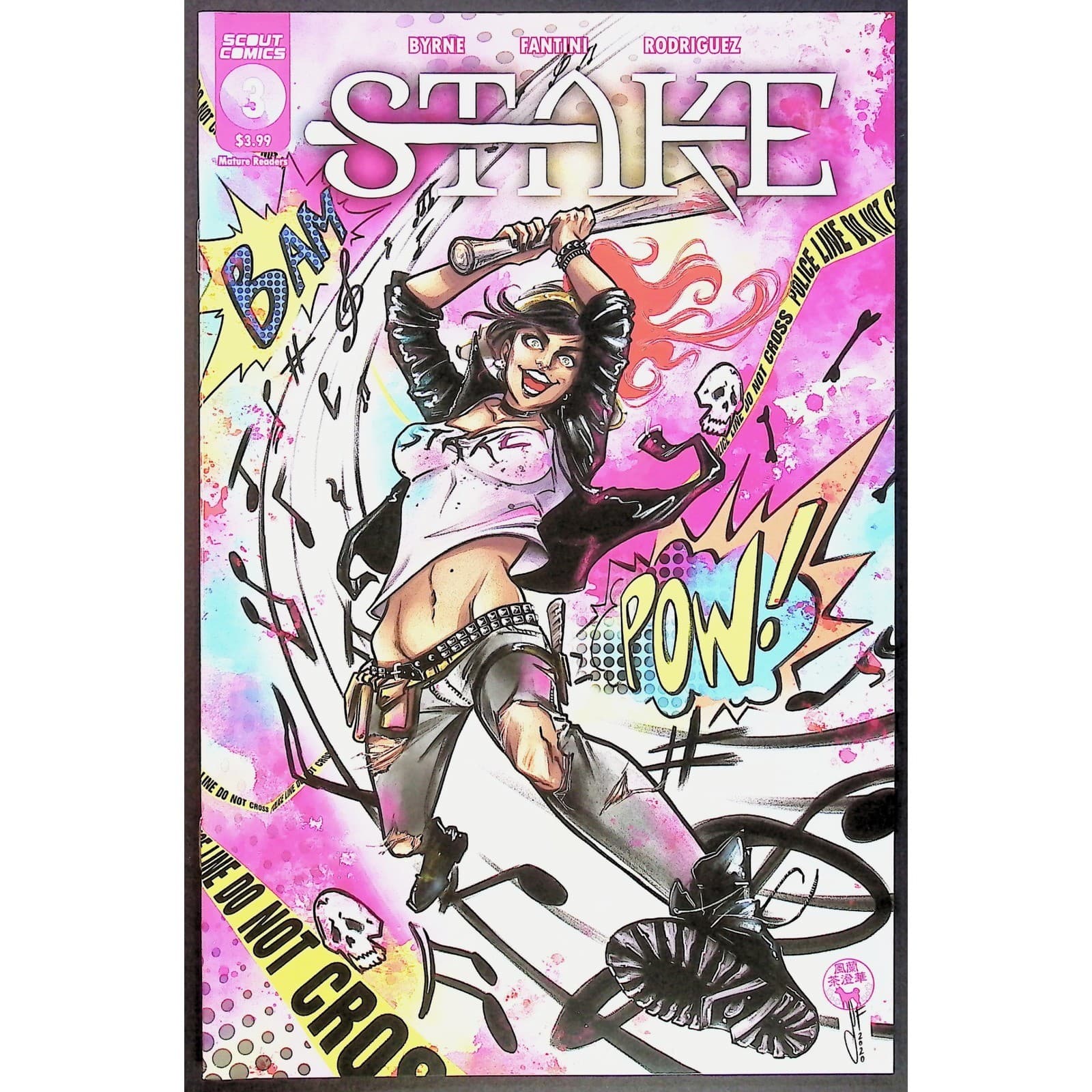 Stake Comic Book 5x Lot Issues 1 - 5 Scout Comics Byrne Fantini Rodriguez - Thumbnail 4