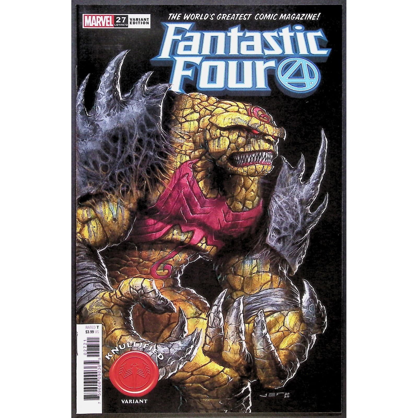 Fantastic Four #22 25–28 6x Lot (2020–21 Marvel) – NM + 27 Knullified Variant - Thumbnail 2