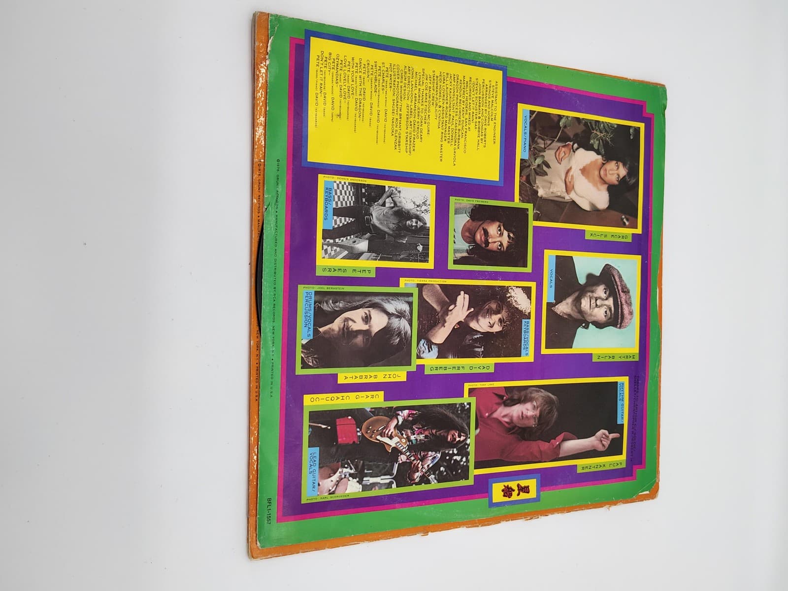 Jefferson Starship Vinyl LP Spitfire 1976 Grunt Records Rock Black Vinyl Album - Thumbnail 5