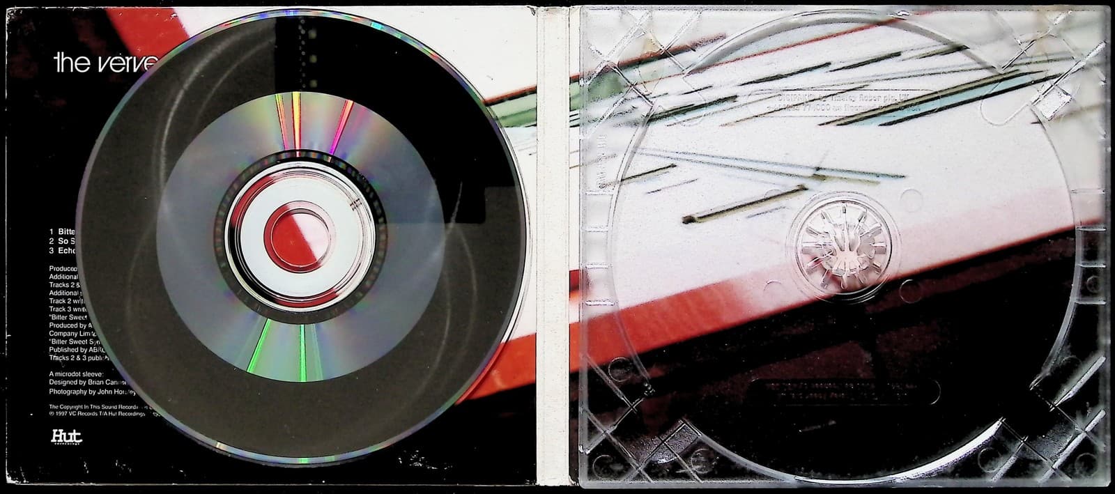 Vintage 1997 The Verve CD Bitter Sweet Symphony Britpop Rock Single Din Brown - Thumbnail 2