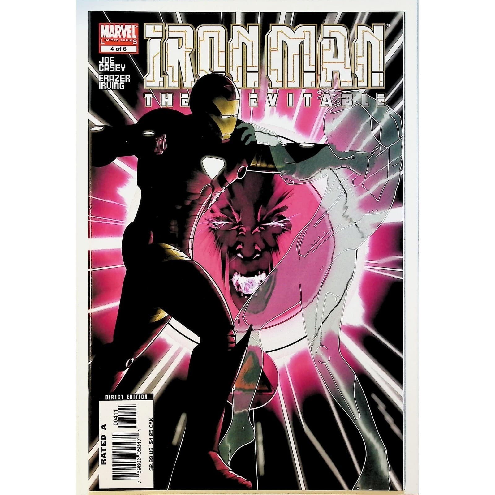 Iron Man The Inevitable #1-6 Complete Limited Series Joe Casey Frazer Irving - Thumbnail 5