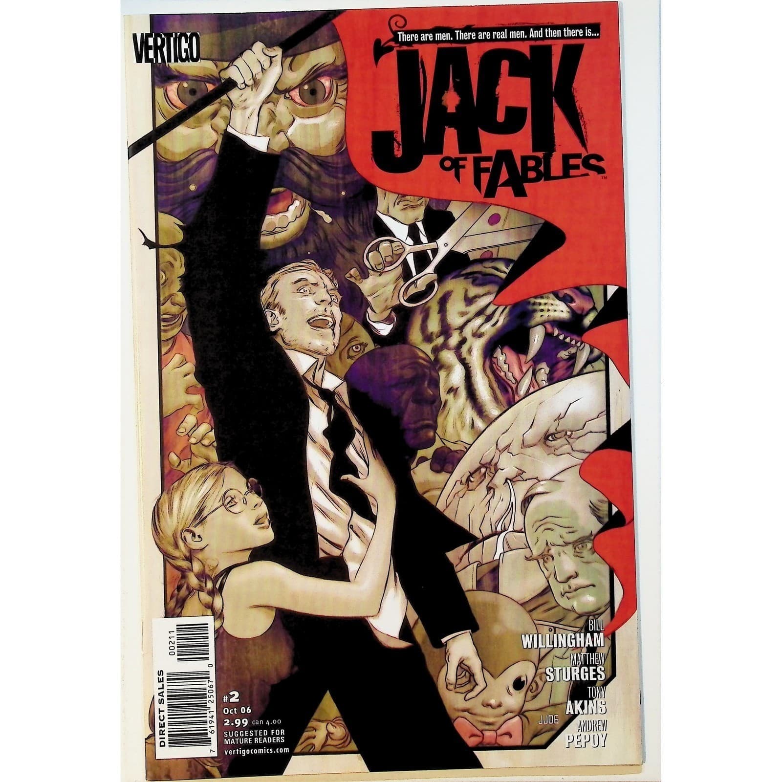 Jack of Fables #1 2 3 4 5 8 9 DC Vertigo Fables Spinoff 7x Comic Lot NM - Thumbnail 8