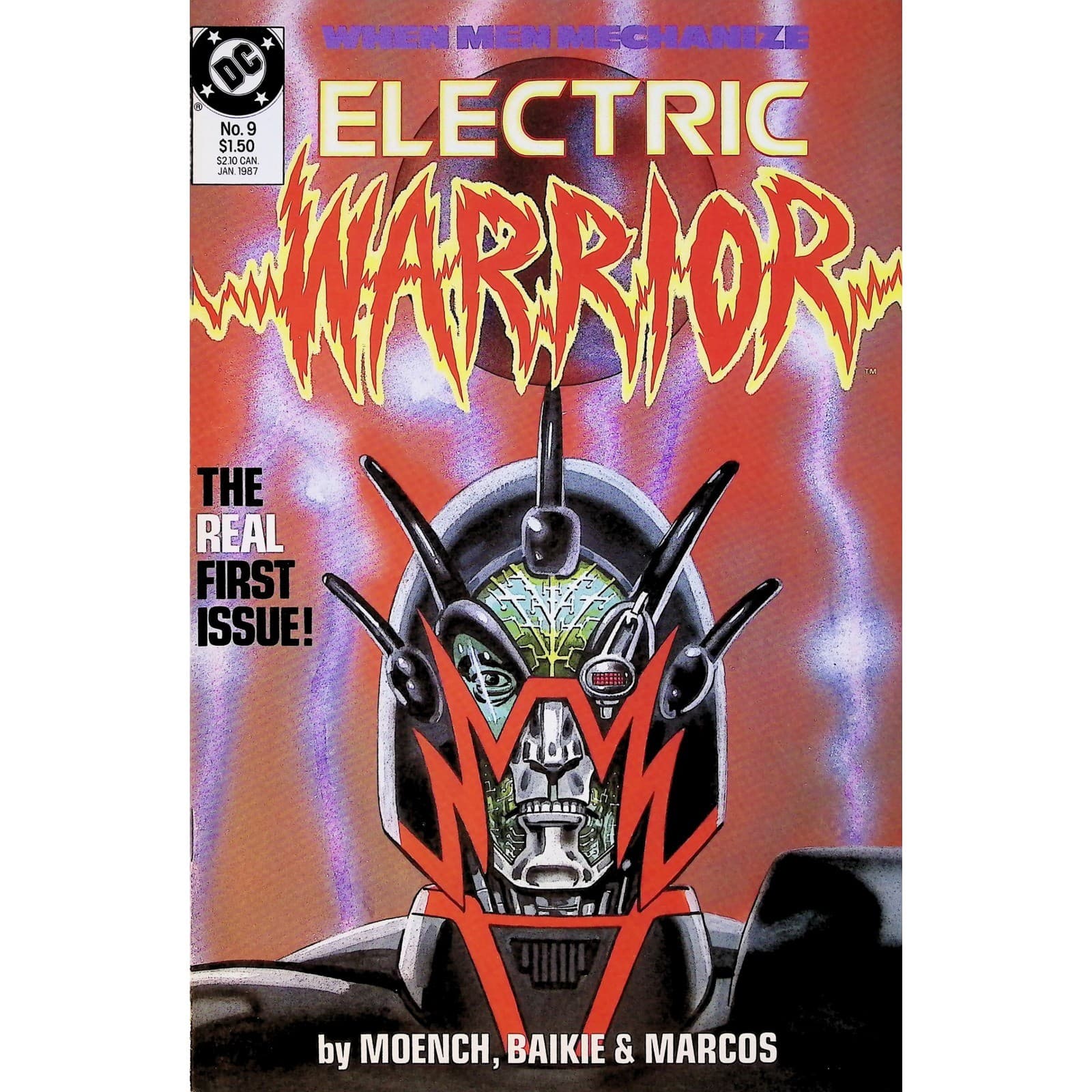 Electric Warrior #7-17 DC 1986 Doug Moench Jim Baikie Sci-Fi 11x Comic Lot - Thumbnail 6