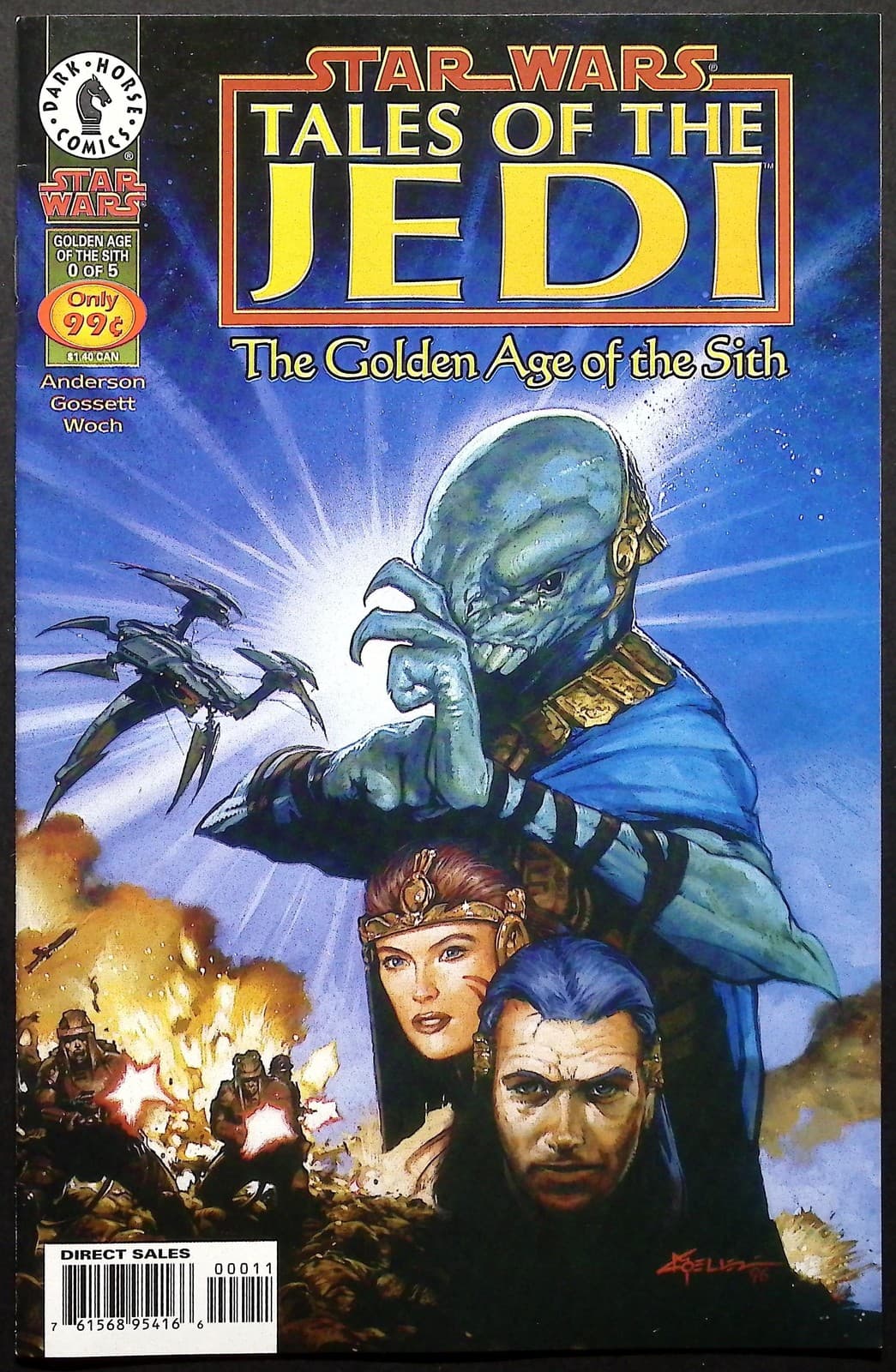 Vintage Star Wars Tales of the Jedi Golden Age of the Sith Set 0-4 Dark Horse - Thumbnail 2