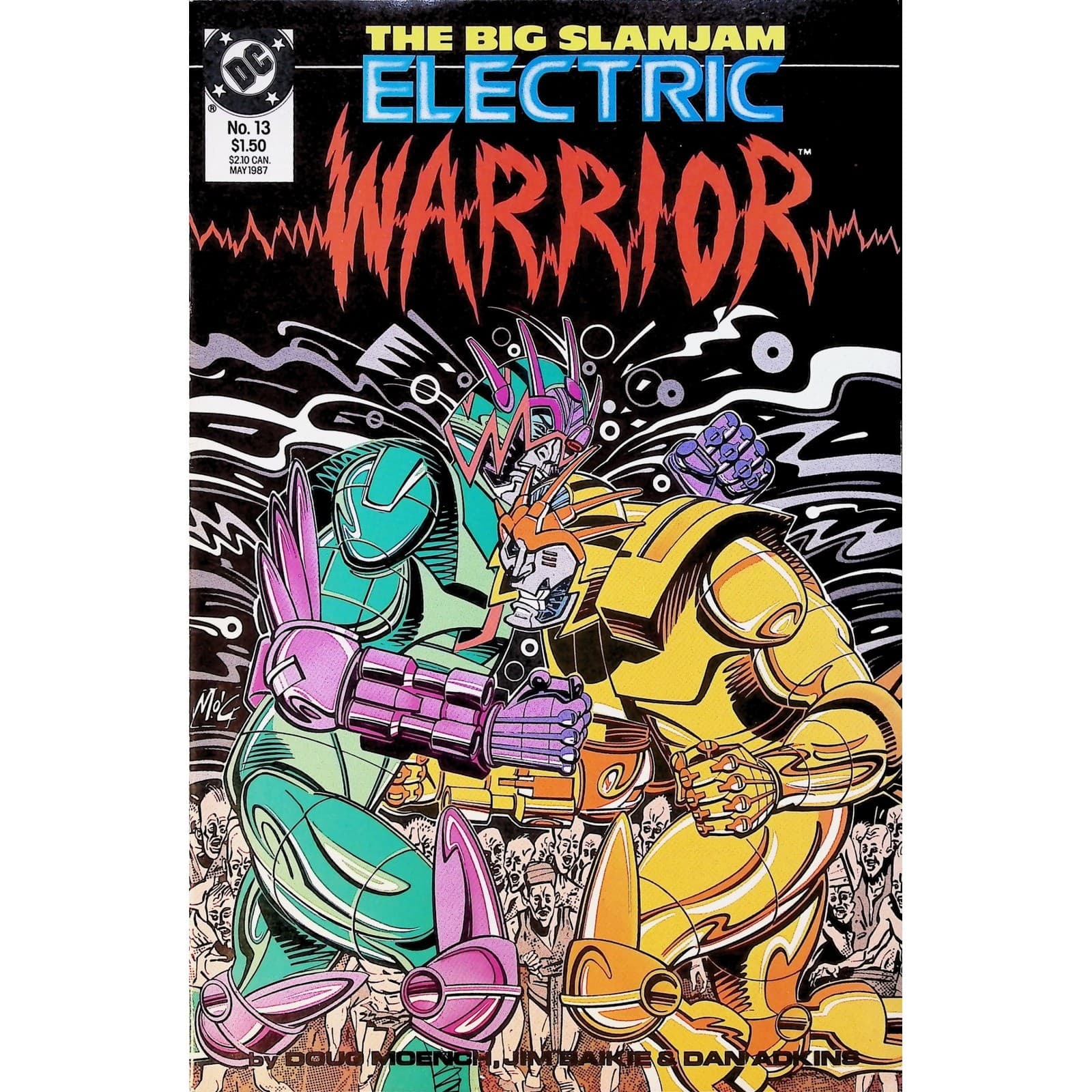 Electric Warrior #7-17 DC 1986 Doug Moench Jim Baikie Sci-Fi 11x Comic Lot - Thumbnail 7