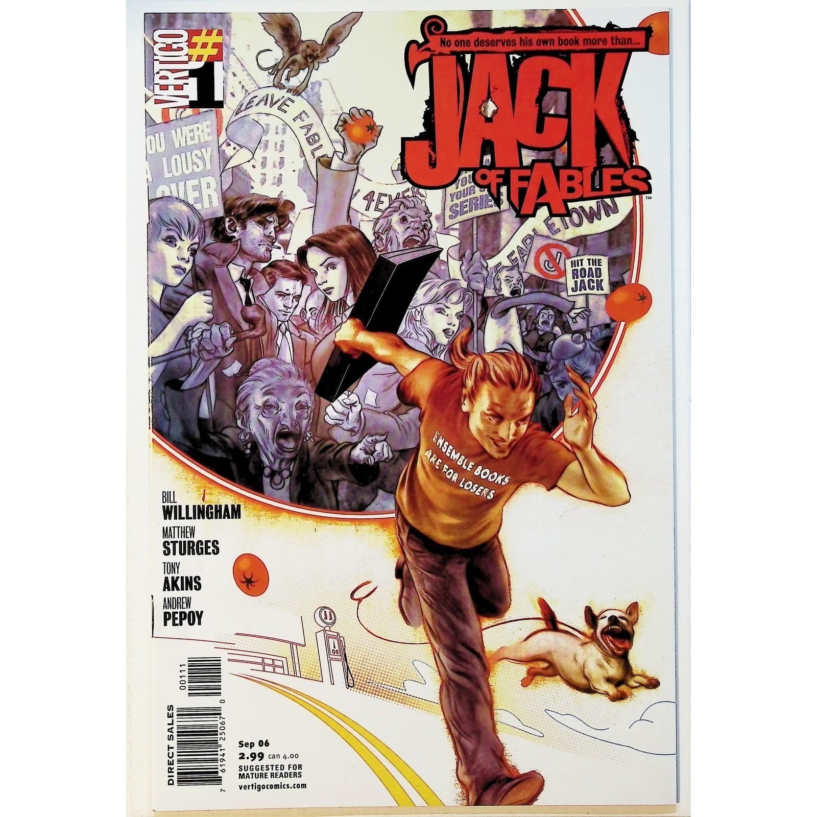 Jack of Fables #1 2 3 4 5 8 9 DC Vertigo Fables Spinoff 7x Comic Lot NM - Thumbnail 2
