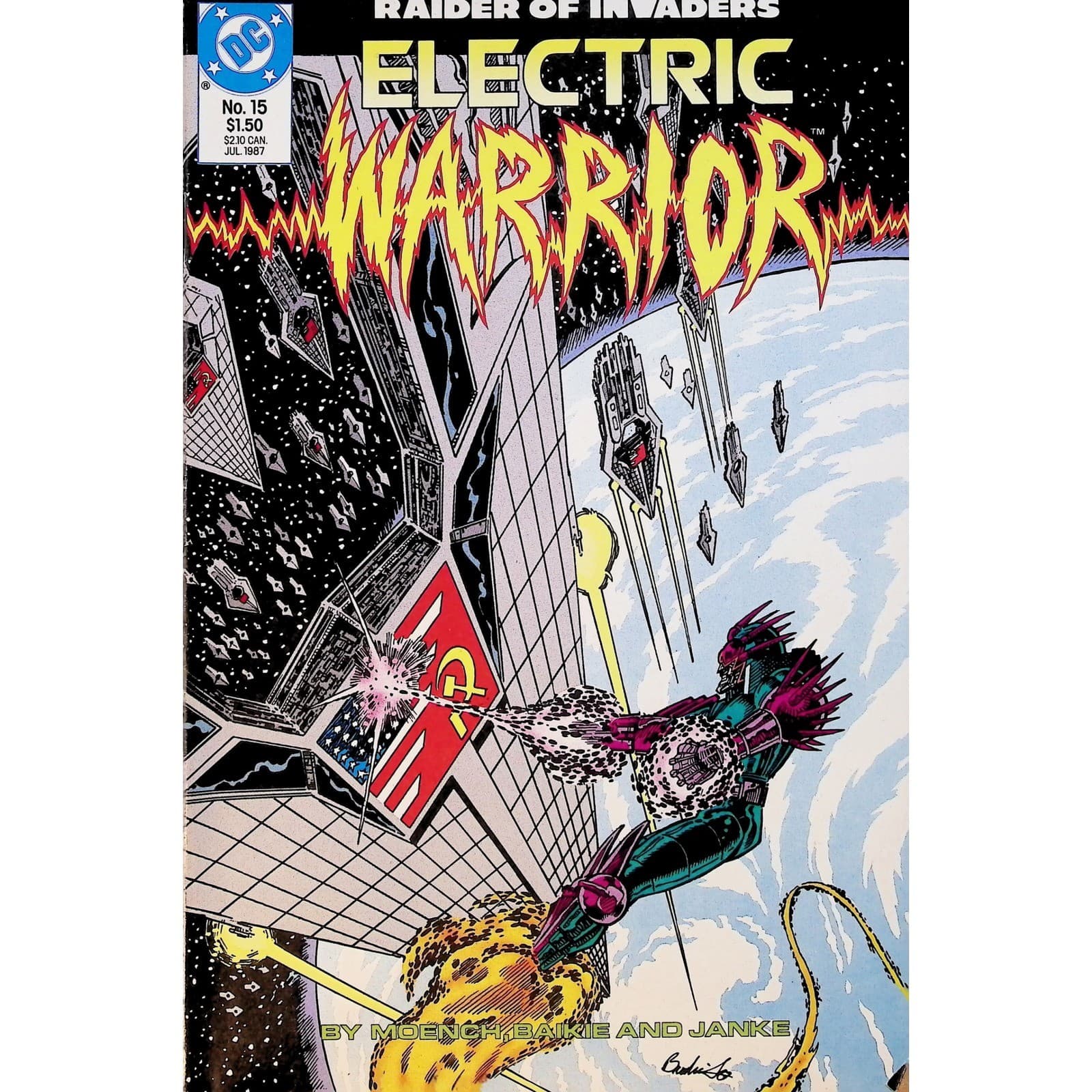 Electric Warrior #7-17 DC 1986 Doug Moench Jim Baikie Sci-Fi 11x Comic Lot - Thumbnail 9