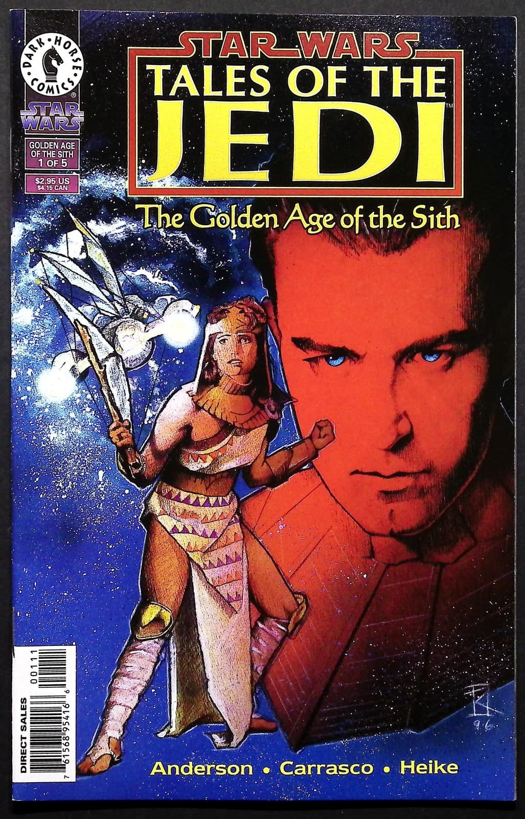 Vintage Star Wars Tales of the Jedi Golden Age of the Sith Set 0-4 Dark Horse - Thumbnail 3